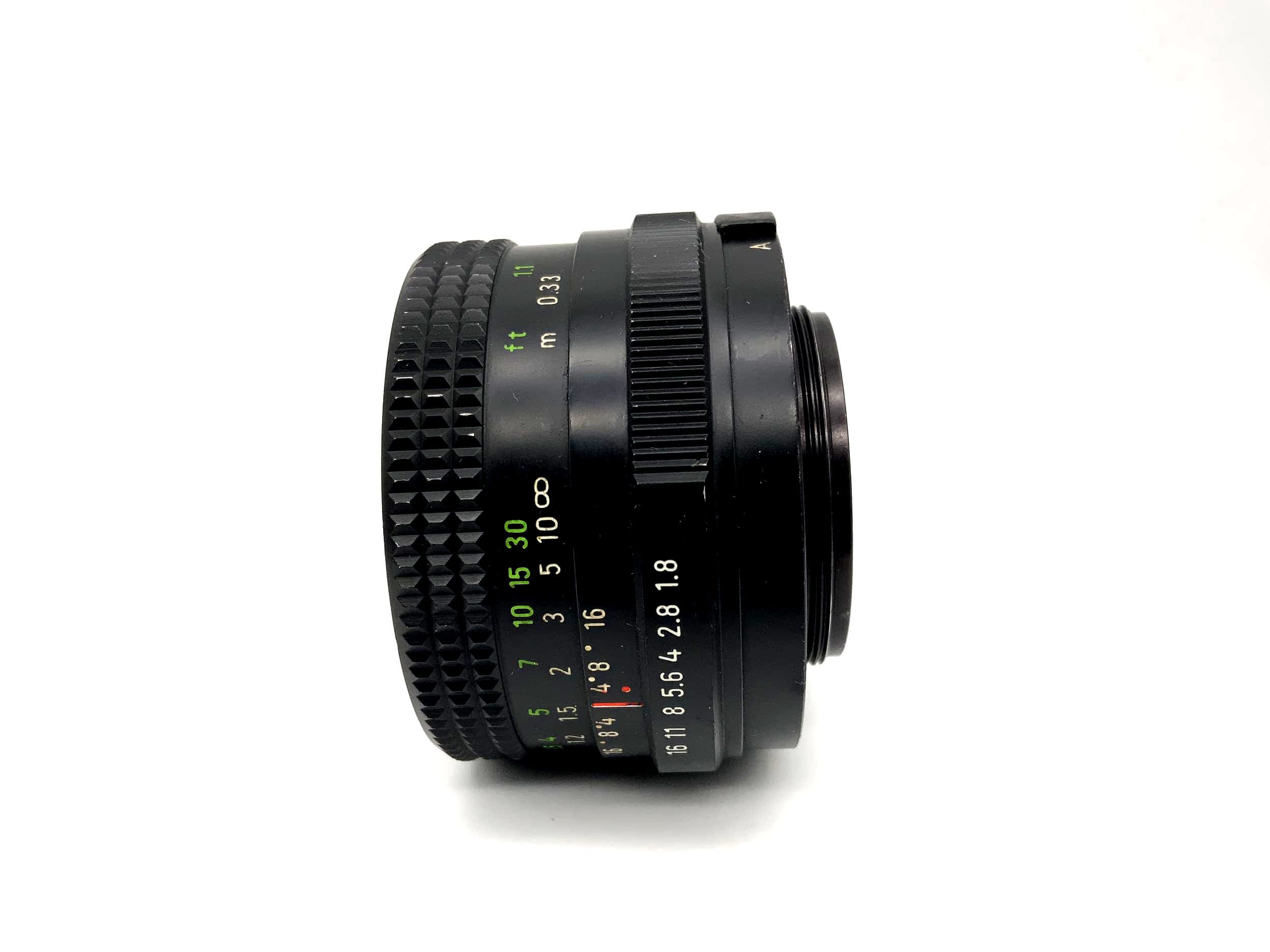 Objectif Pentacon 50 mm 1:1.8 auto MC pour appareil photo (M42) ouverture !