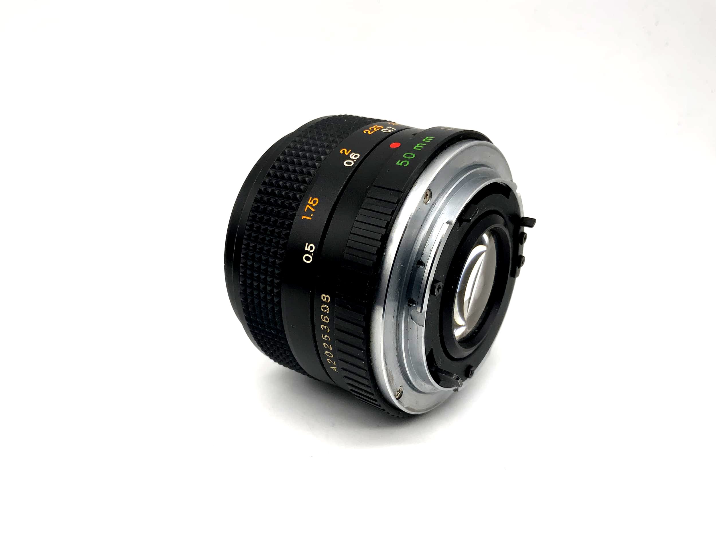Objectif Yashica 50 mm 1:1.7 ML Objectif pour appareil photo (Yashica/Contax) Ouverture !