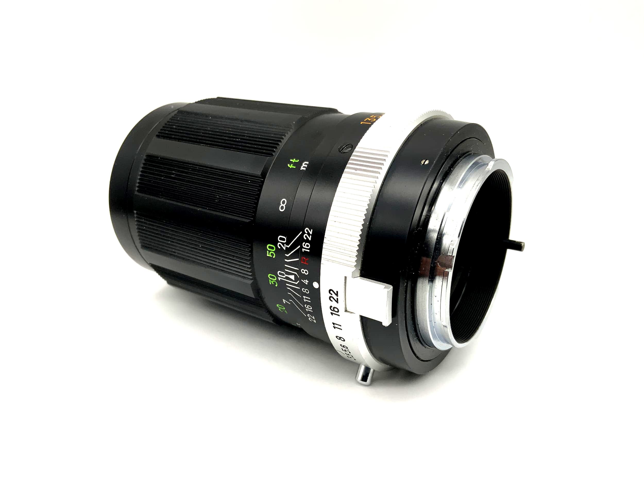 Minolta 135mm 1:3.5 Lens MC Tele Rokkor-QD Camera Lens (Minolta MD) Aperture!