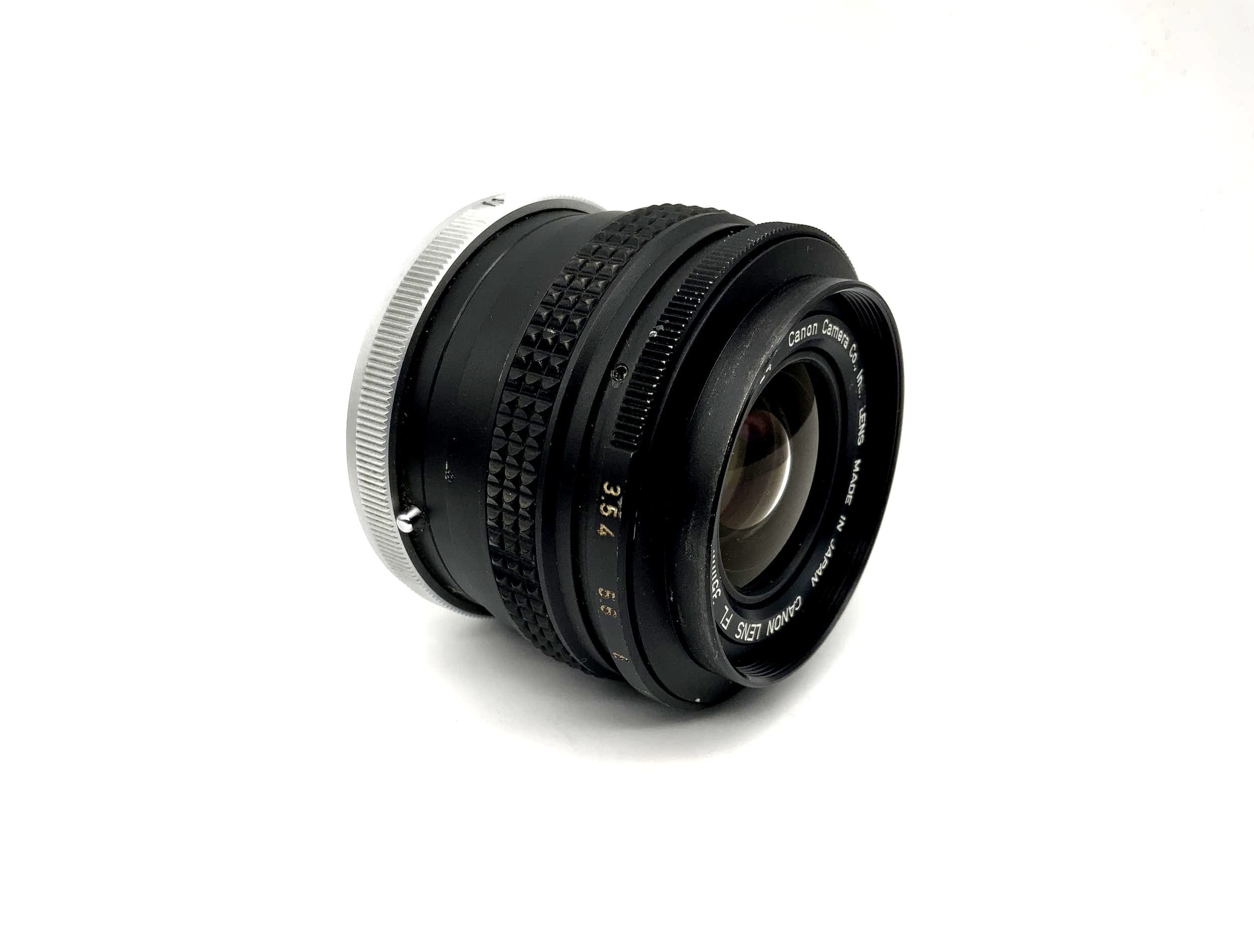 Canon 35mm 1:3.5 Lens Lens FL Camera Lens (Canon FD) Aperture!