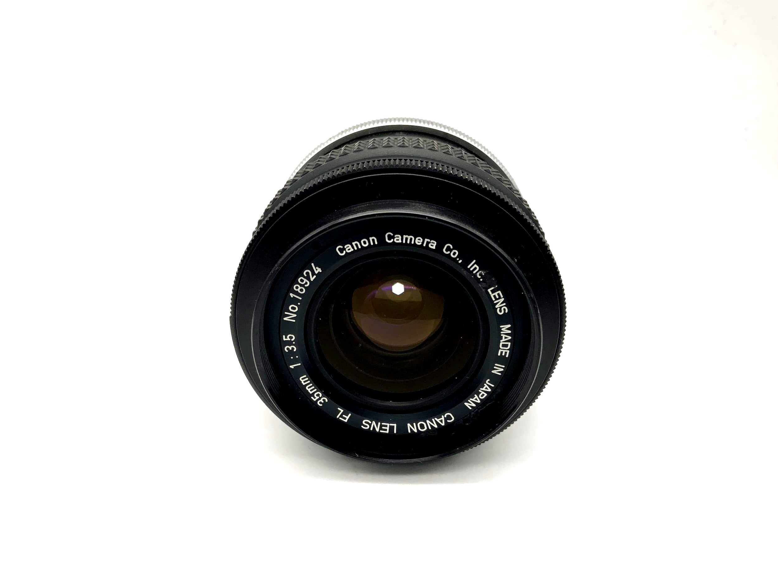 Objectif Canon 35 mm 1:3.5 Objectif FL Objectif d'appareil photo (Canon FD) Ouverture !
