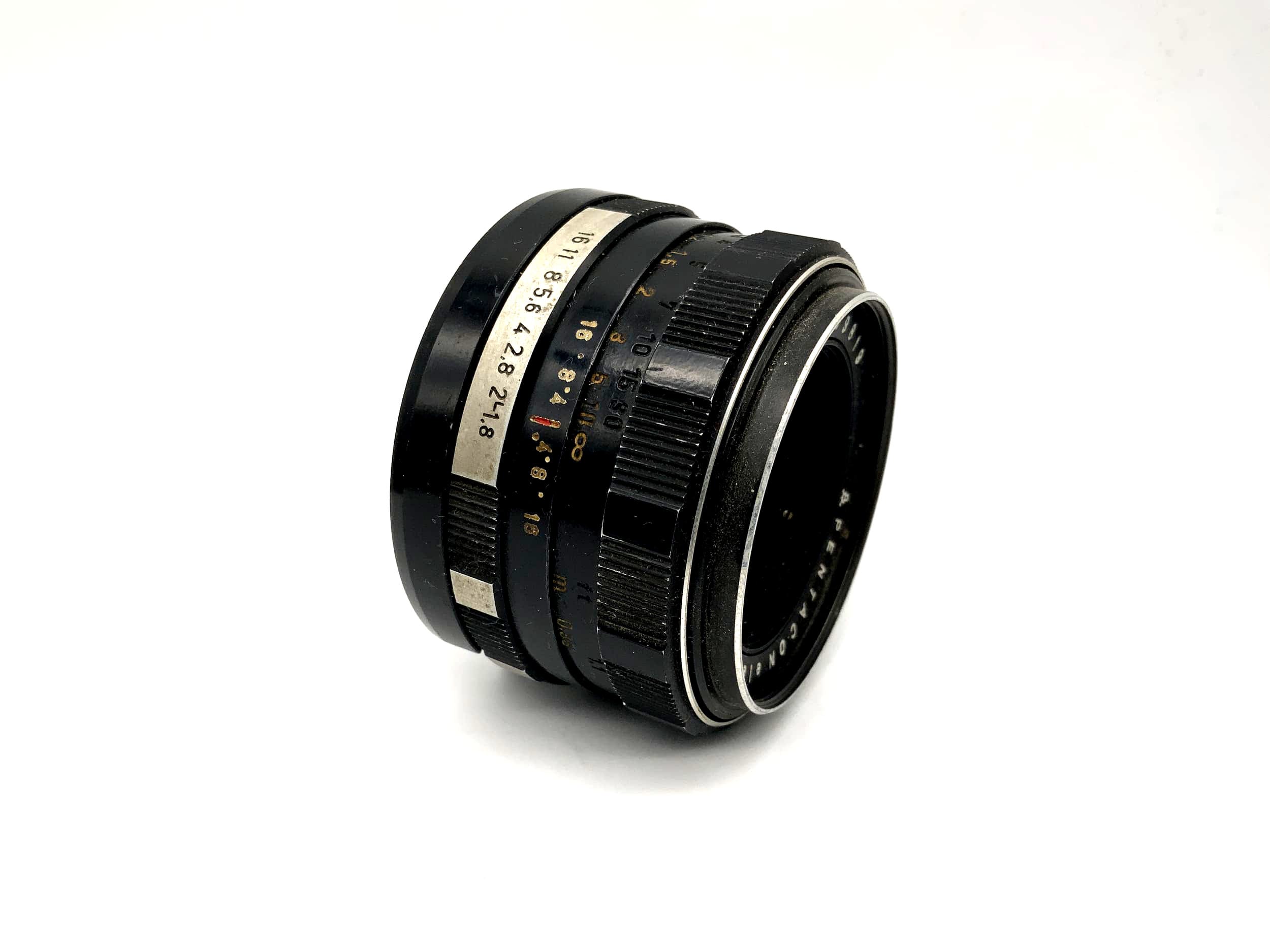 Objectif Pentacon 50 mm 1:1.8 pour appareil photo électrique (M42) ouverture !