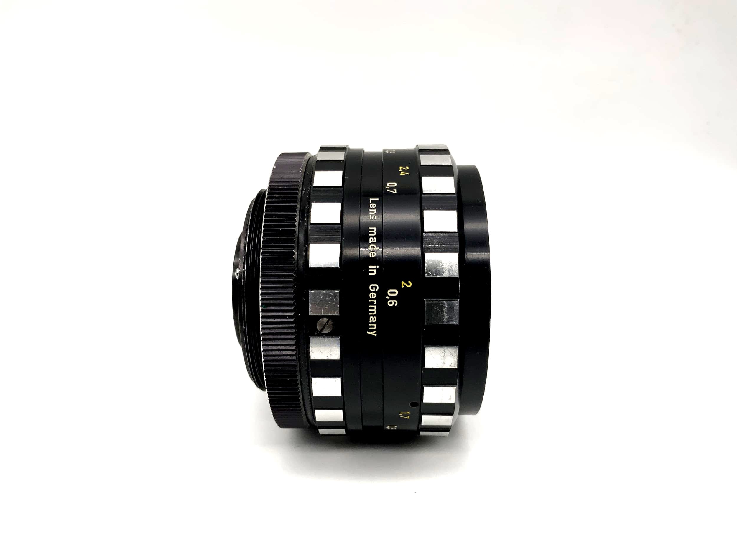 Objectif A.Schacht Ulm 50mm 1:1.8 Praktica-S-Travelon R (M42) Ouverture !