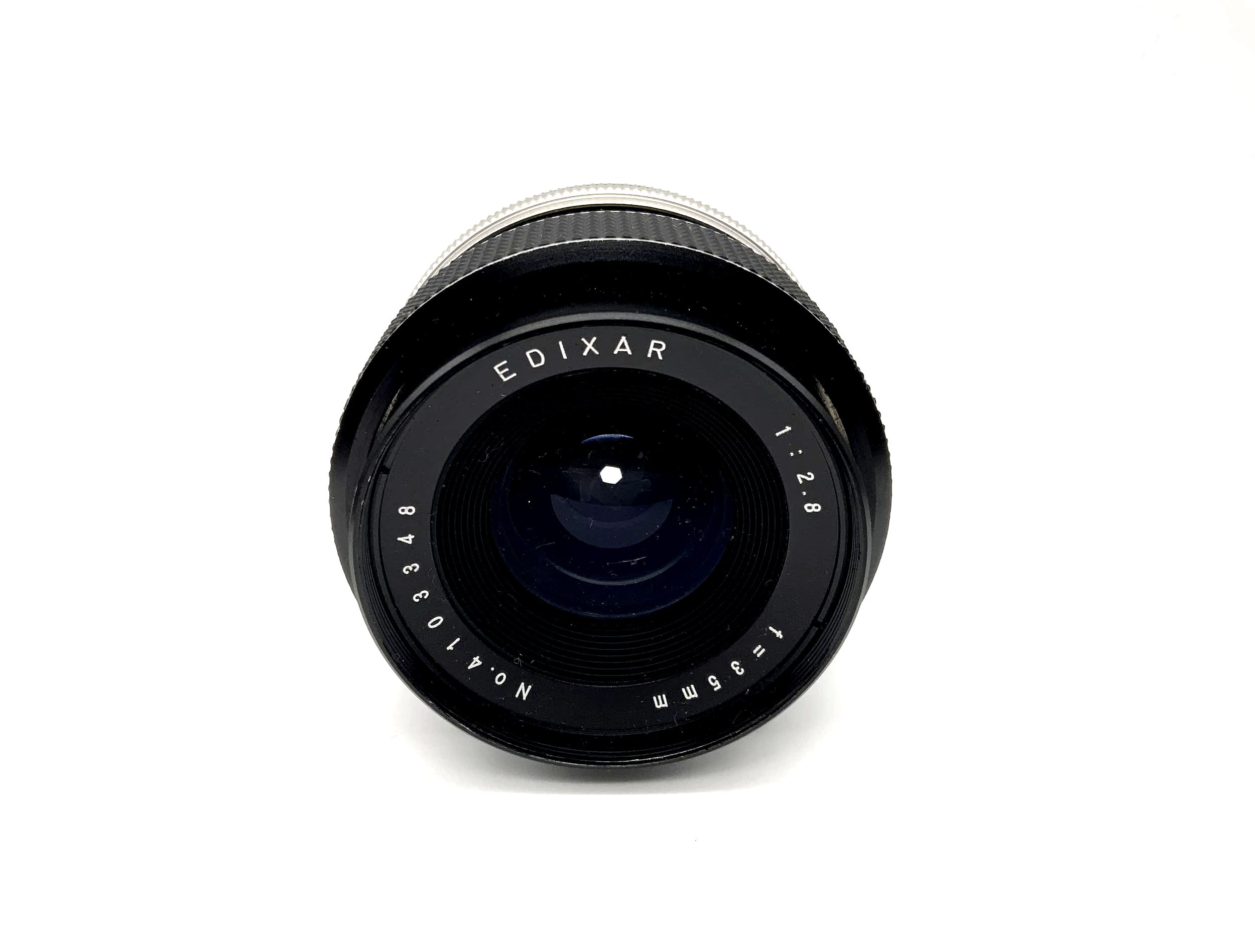 Objectif Edixa 35 mm 1:2.8 Objectif d'appareil photo Edixar (M42) ouverture !