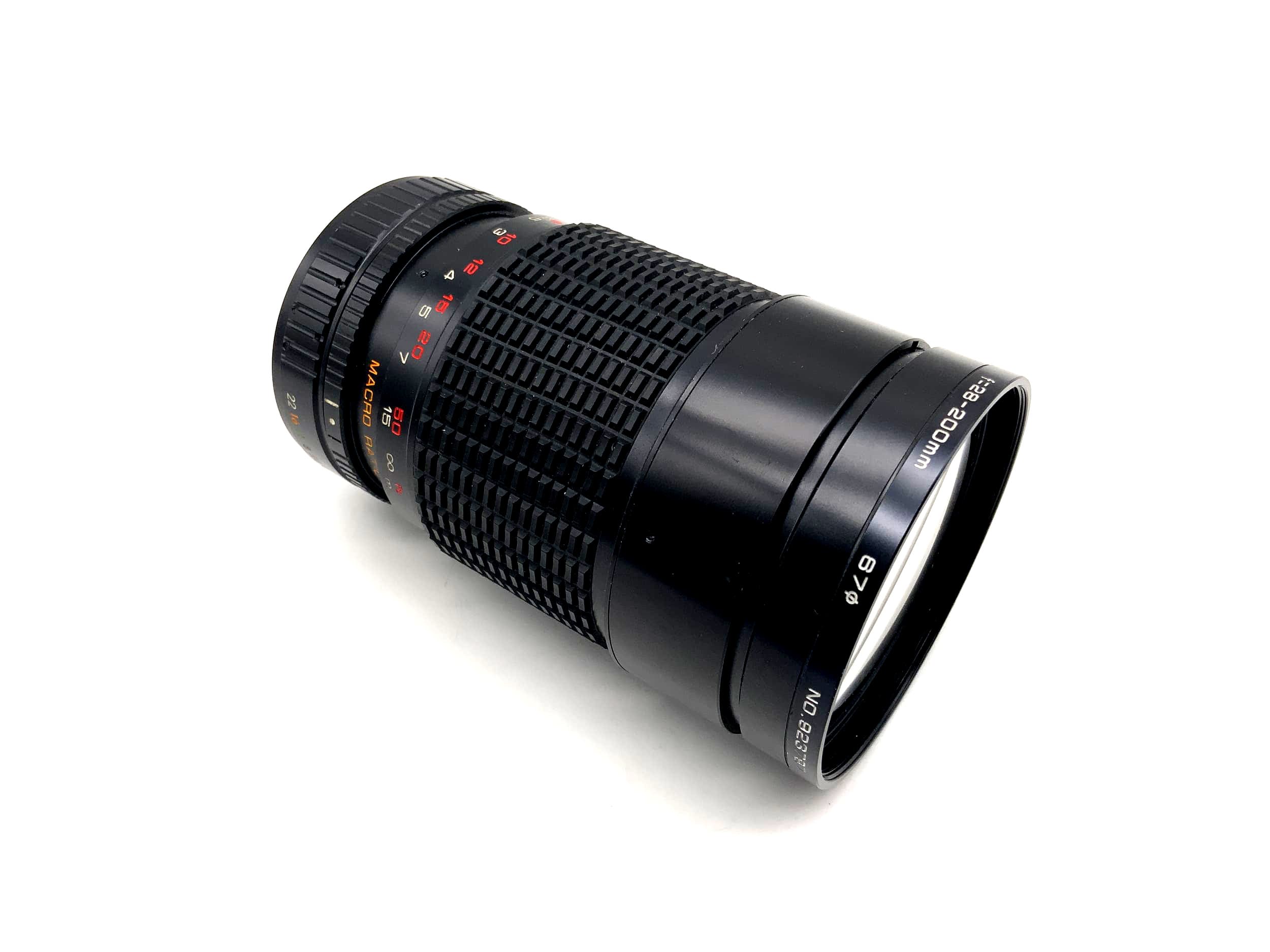 Objectif Praktica 28-200 mm 1:4.0-5.6 Ouverture Prakticar MC Auto (Praktica B) !