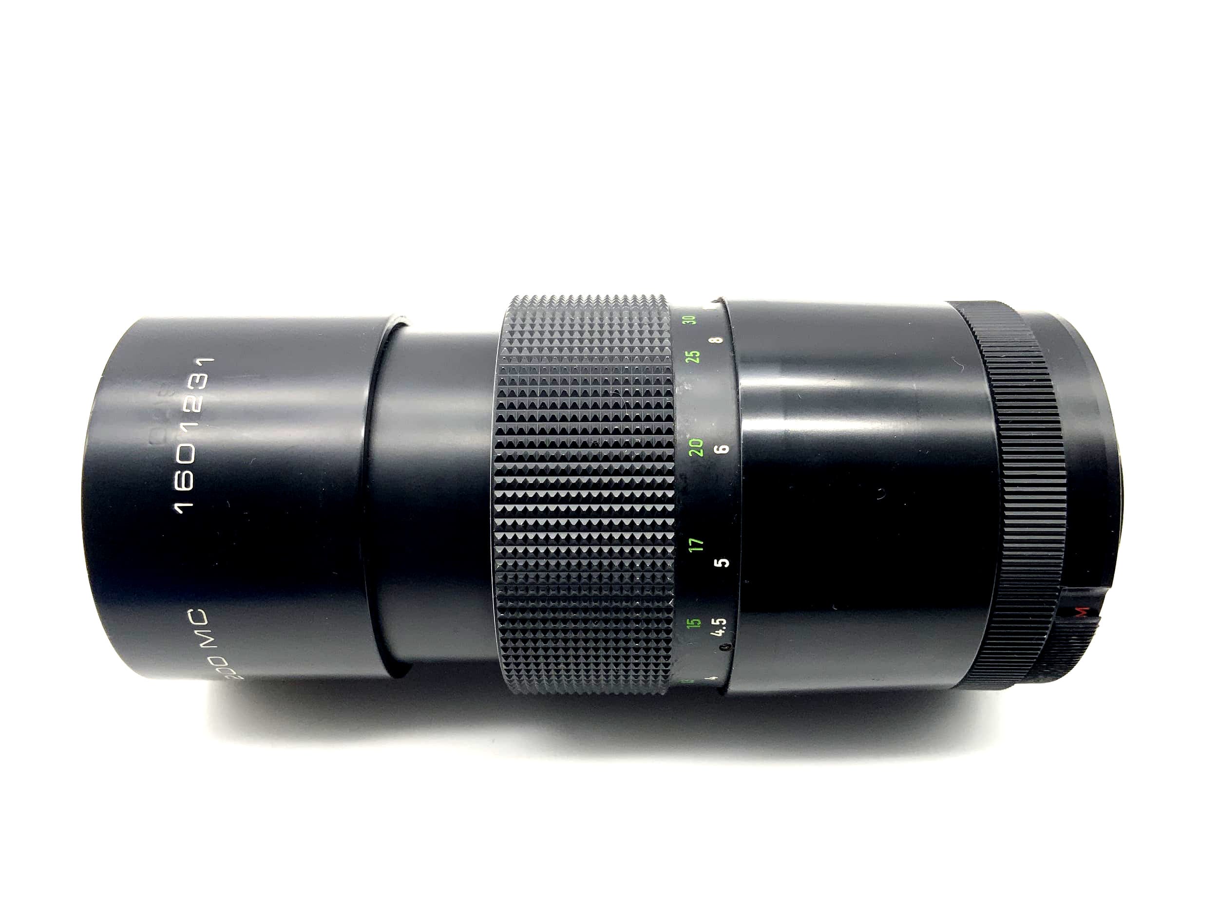 Objectif Pentacon 200 mm 1:4 auto MC pour appareil photo (M42) ouverture !