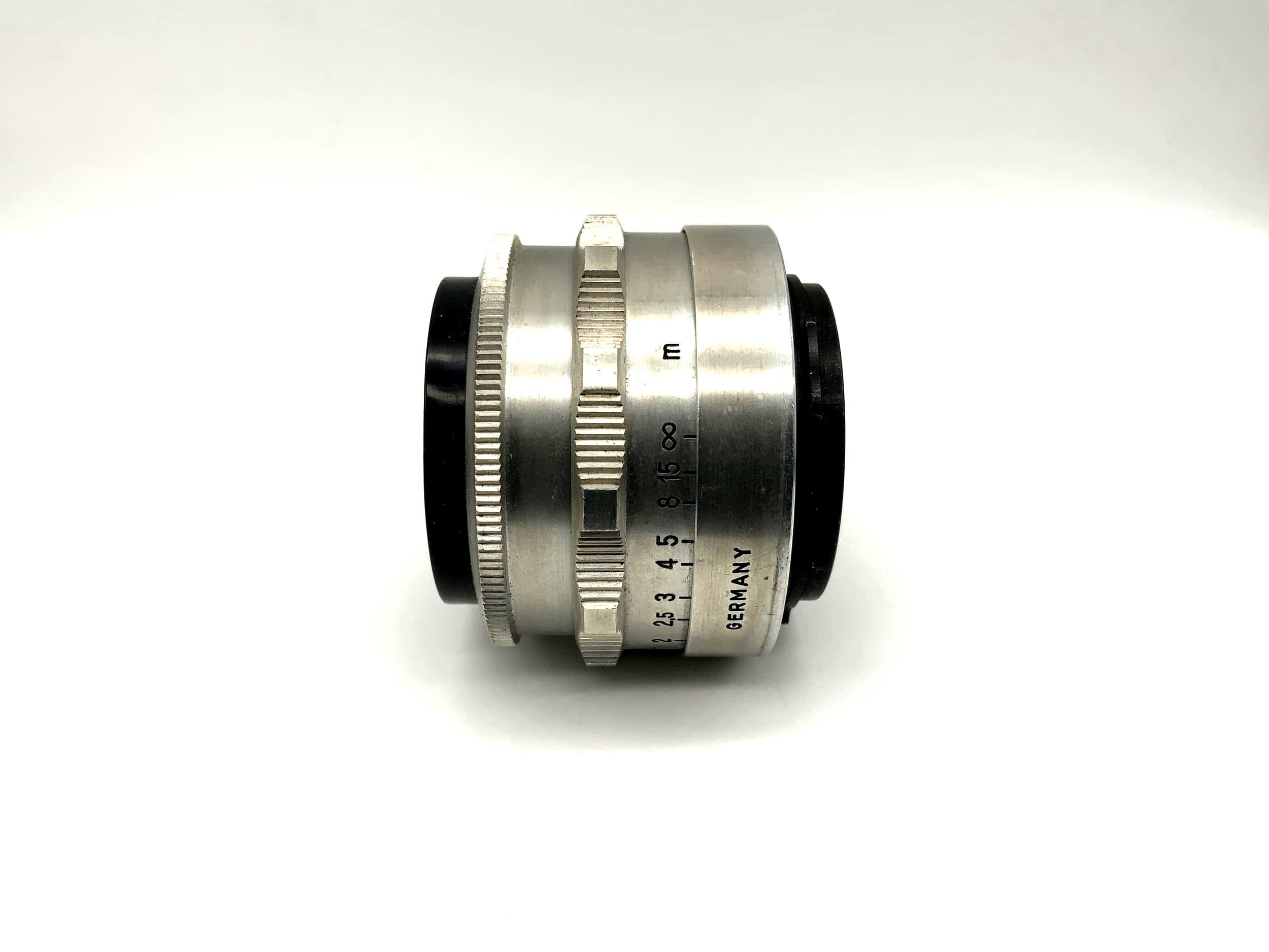 Objectif Carl Zeiss 50 mm 1:2.8 Q1 Tessar 12 lames (Altix)