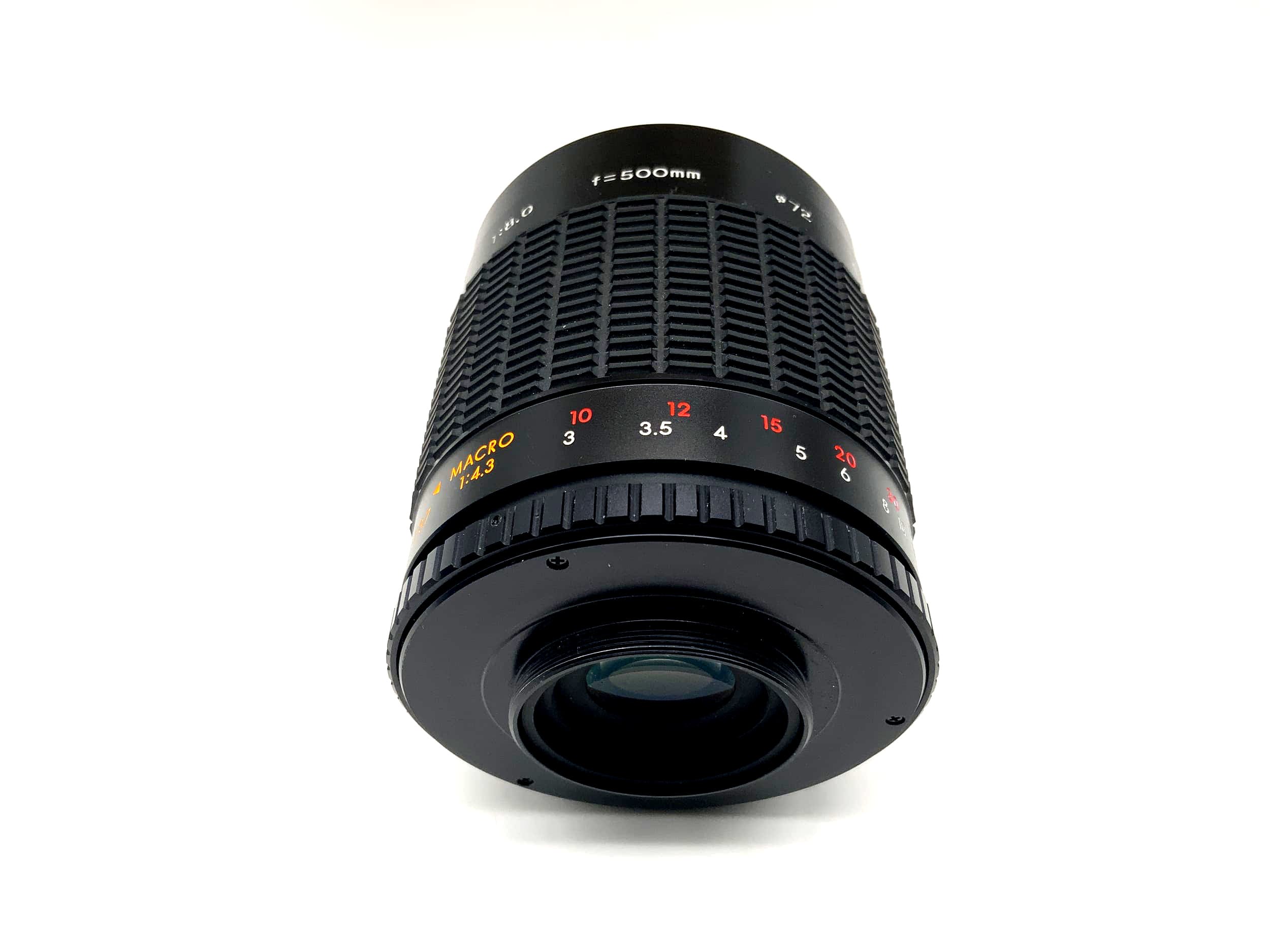 Objectif 500 mm 1:8 MC à miroir pour appareil photo (M42)