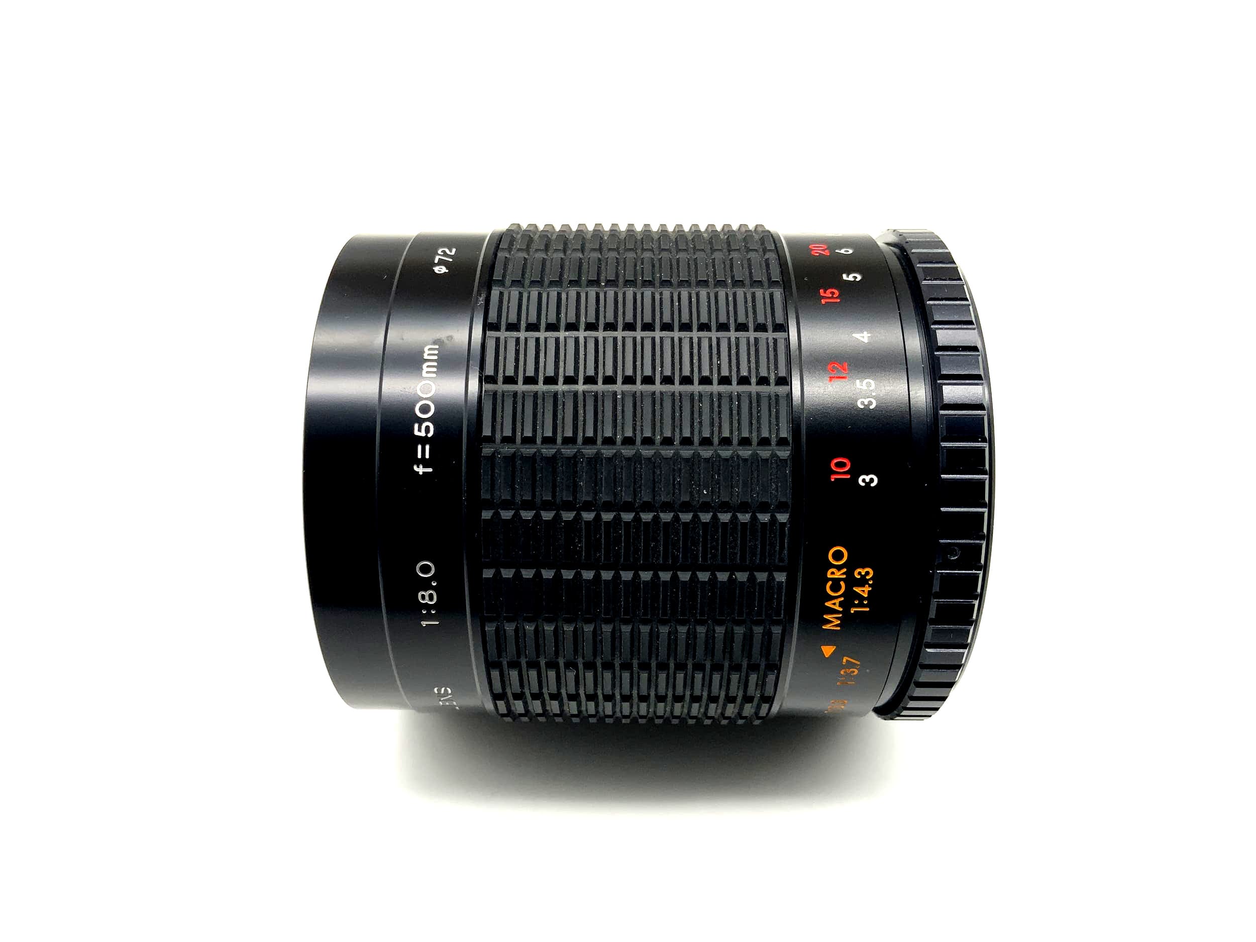 Objectif 500 mm 1:8 MC à miroir pour appareil photo (M42)