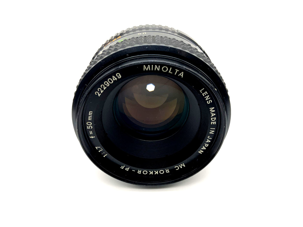 Objectif Minolta 50 mm 1:1.7 MC Rokkor-PF (Minolta MD)