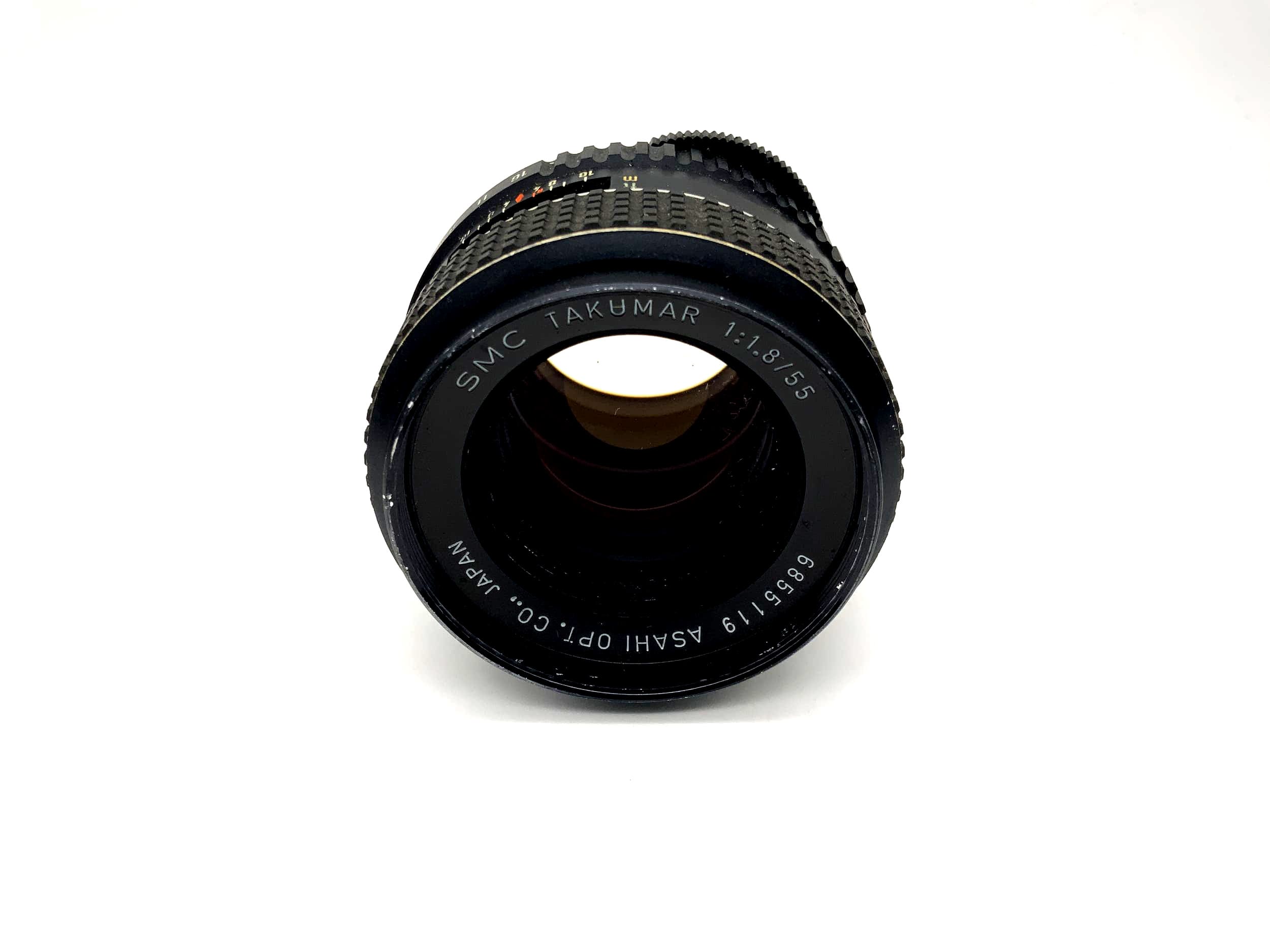 Objectif Asahi 55 mm 1:1.8 Takumar SMC (M42)