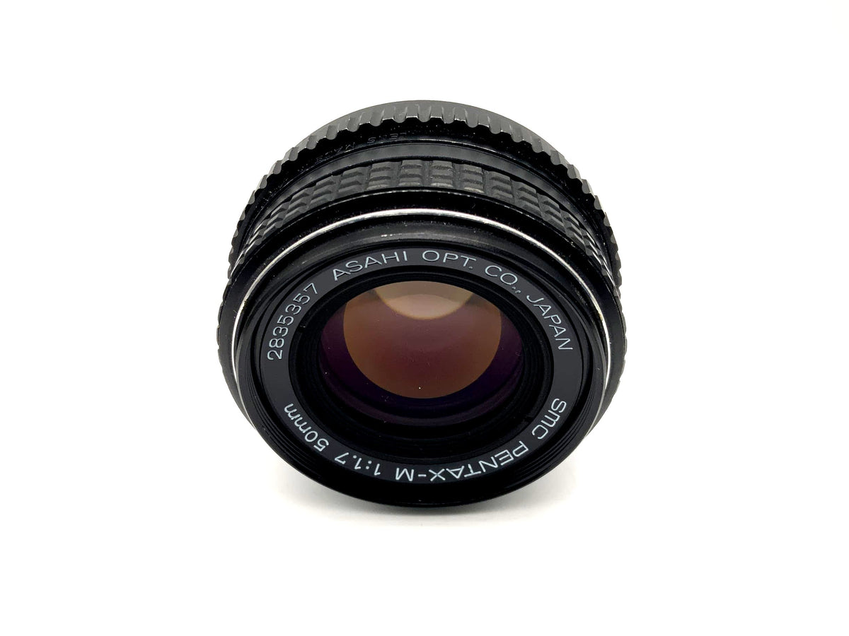 Objectif Asahi 50 mm 1:1.7 SMC pour appareil photo Pentax-M (Pentax K)