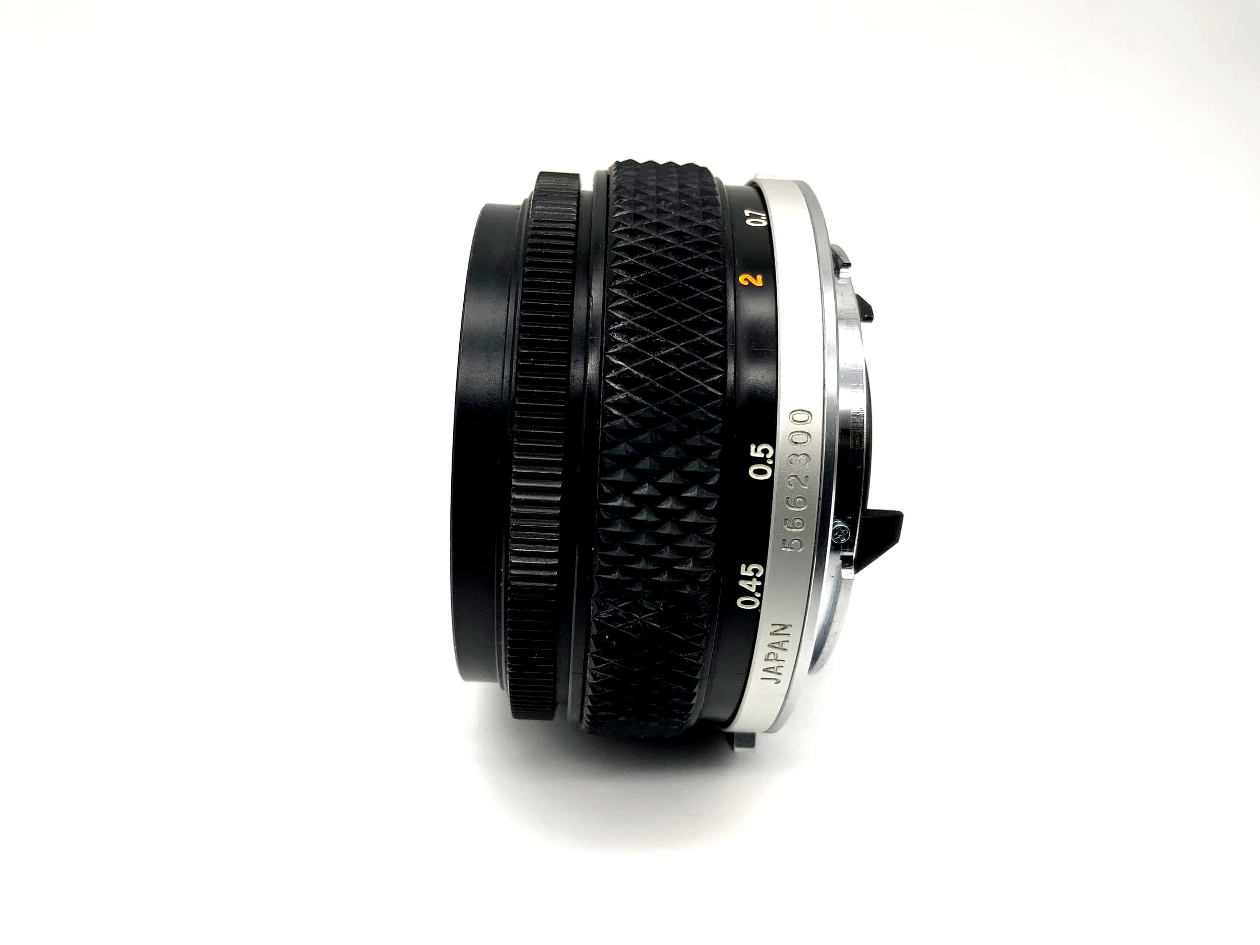 Objectif Olympus 50 mm 1:1,8 Système OM Objectif d'appareil photo Zuiko Auto-S (Olympus OM)