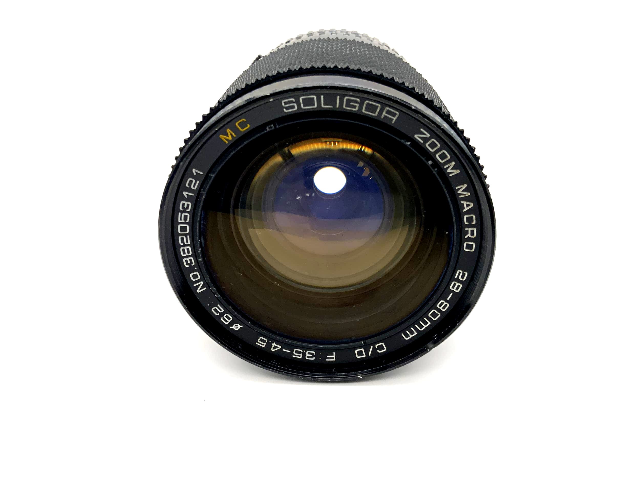Objectif Soligor 28-80mm 1:3.5-4.5 MC Zoom Macro C/D pour appareil photo (Olympus OM)