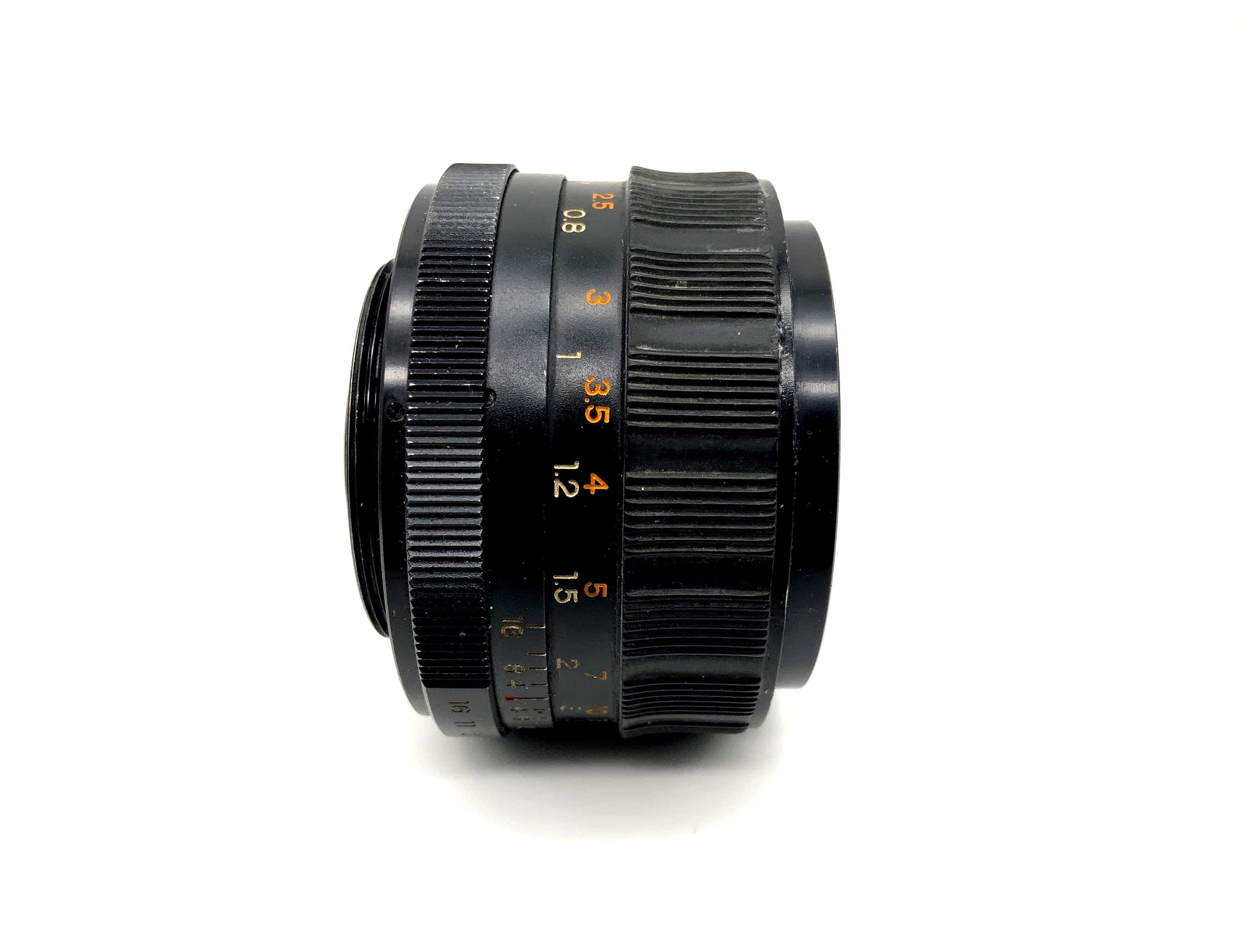 Objectif Revuenon 50mm 1:1.8 pour appareil photo automatique (M42)