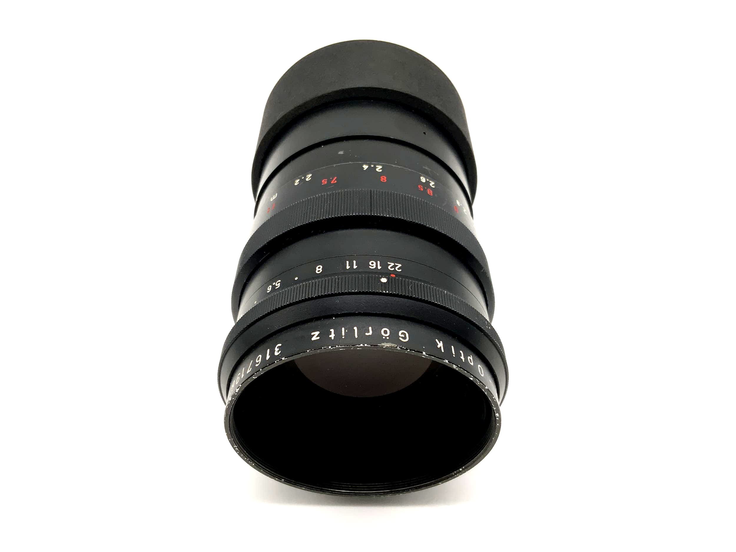 Objectif Meyer Optik Görlitz 180 mm 1:3,5 Objectif d'appareil photo Primotar (Exa) Champignon !