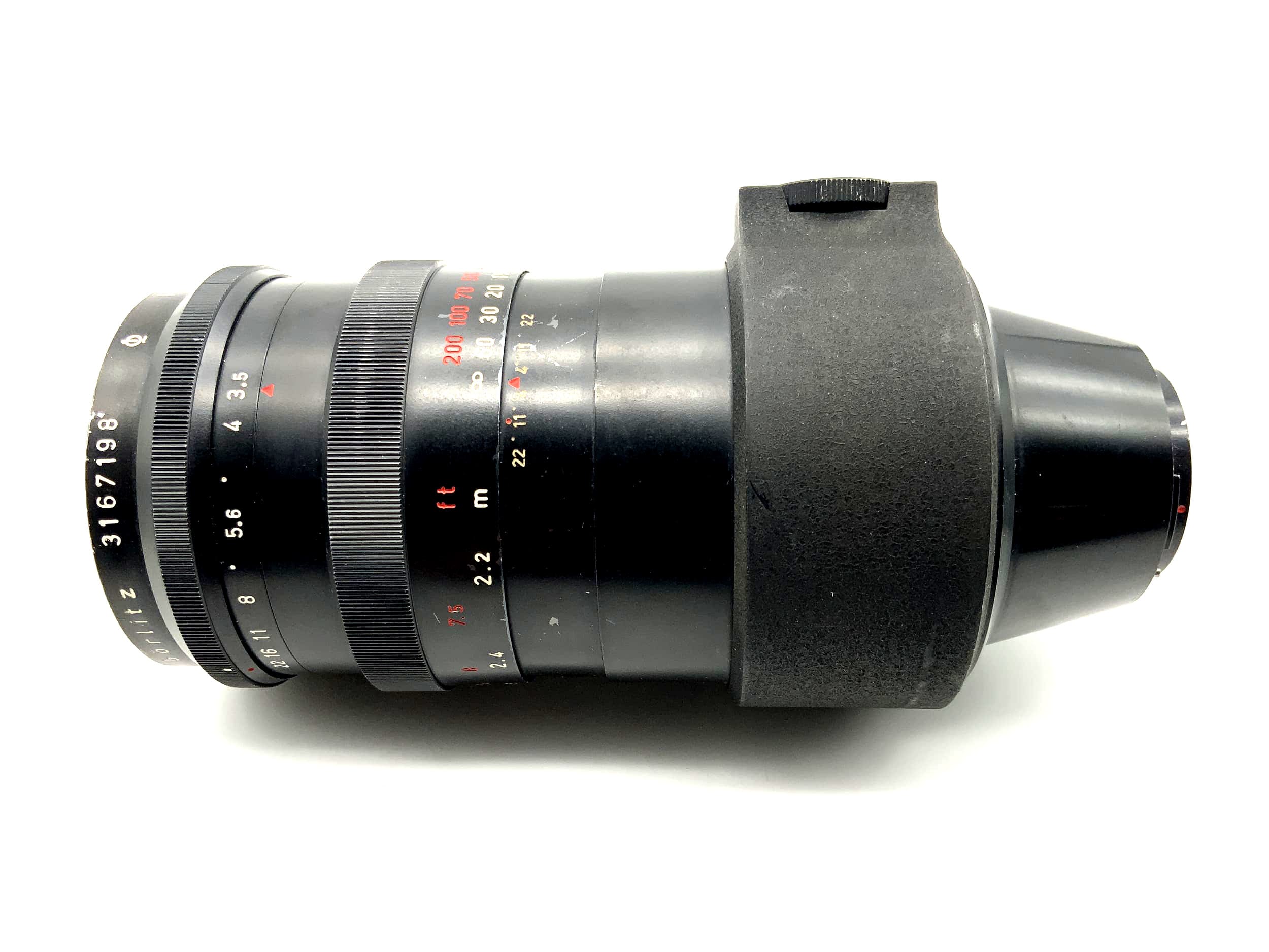 Objectif Meyer Optik Görlitz 180 mm 1:3,5 Objectif d'appareil photo Primotar (Exa) Champignon !