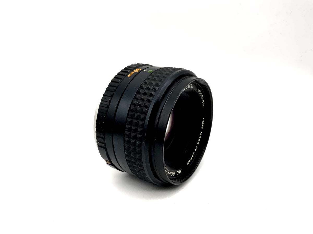 Objectif Minolta 50 mm 1:1.7 MC Rokkor-PF (Minolta MD) Champignon !