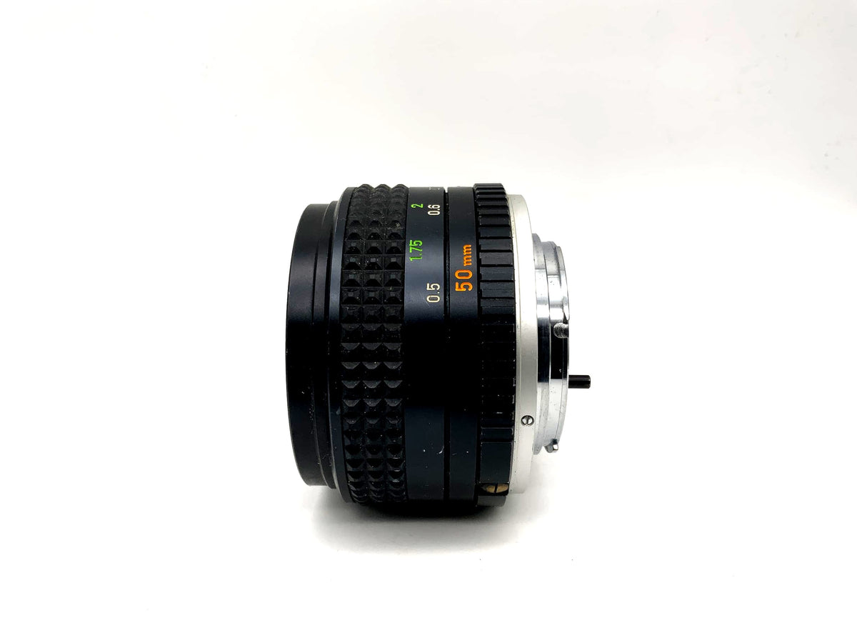 Minolta 50mm 1:1.7 lens MC Rokkor-PF camera lens (Minolta MD) Mushroom!