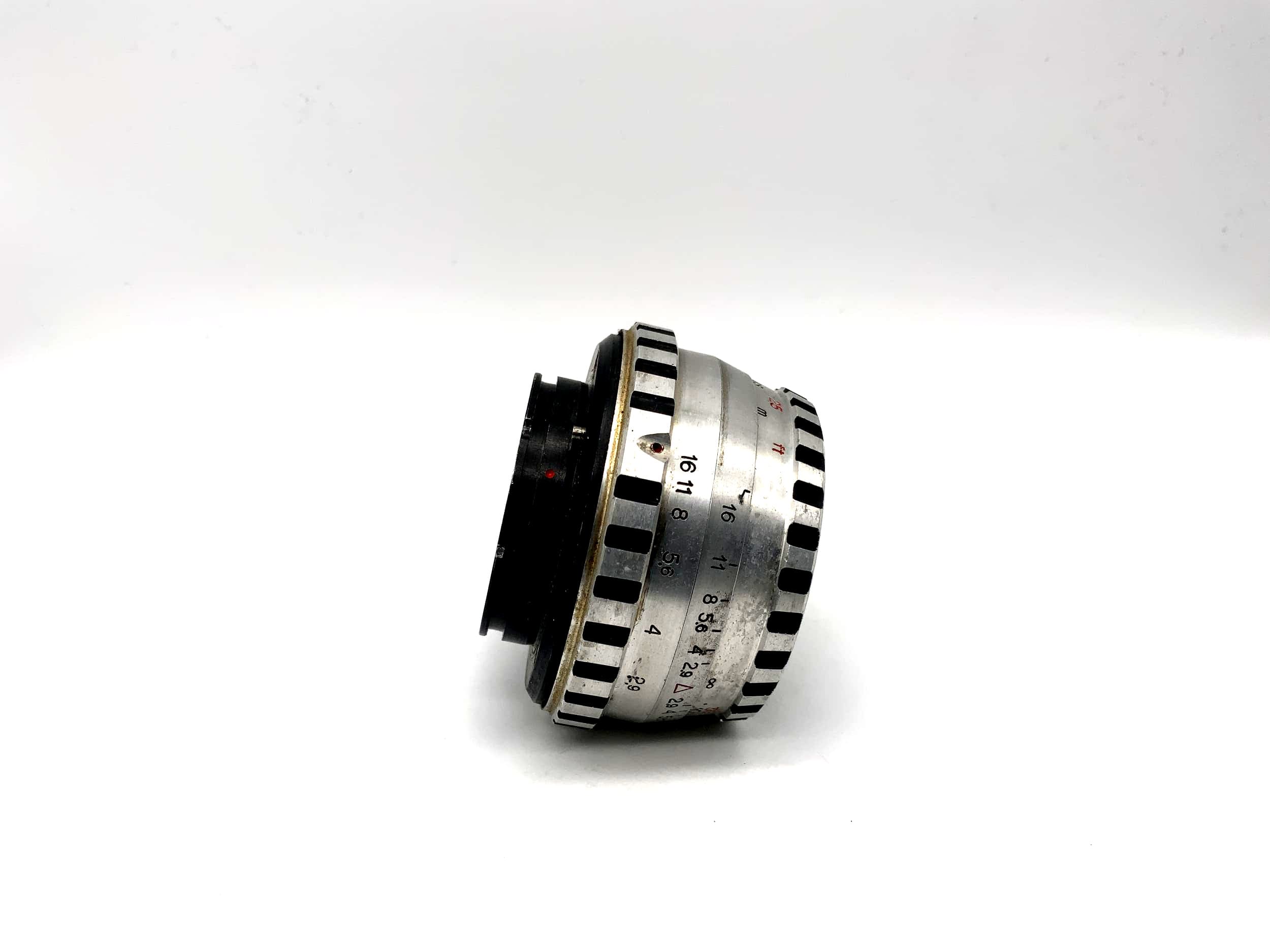 Objectif E.Ludwig 50mm 1:2.9 Meritar Alu (Exa) Champignon !