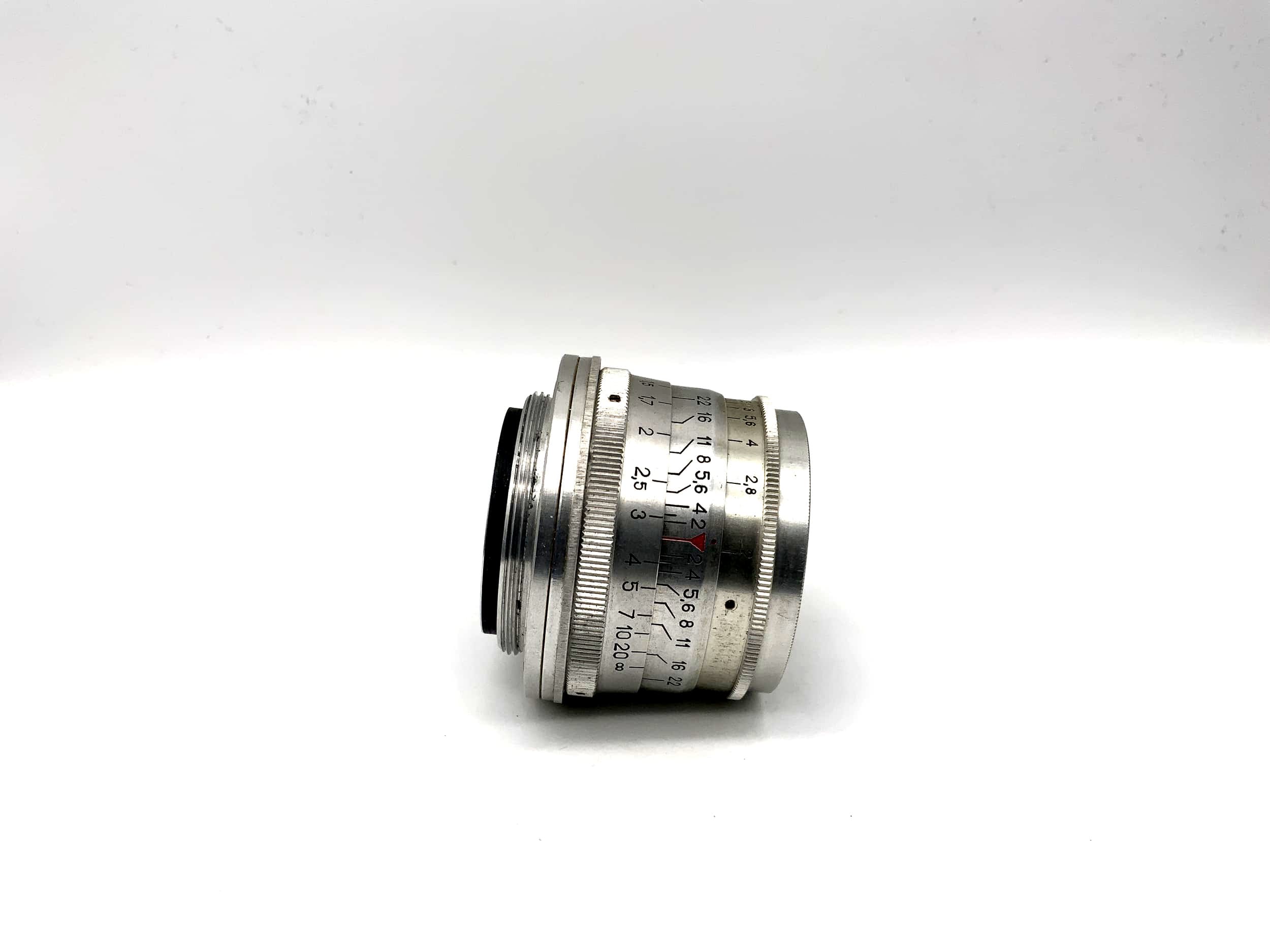 KMZ 50mm 1:2 lens L39 for Leica 5cm red P Jupiter 8 camera lens (M39) Mushroom!