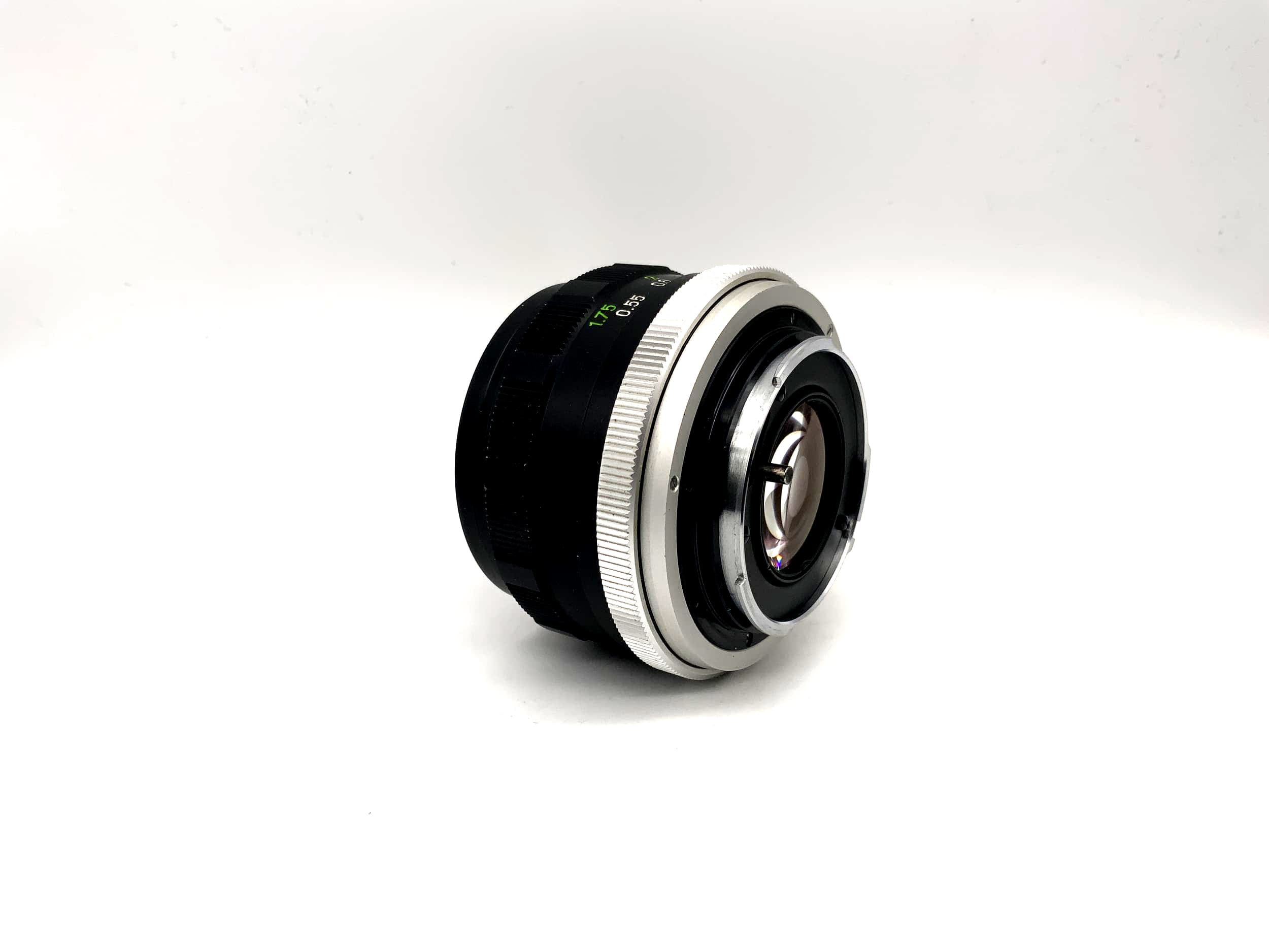 Objectif Minolta 55 mm 1:1.7 MC Rokkor-PF (Minolta MD) ouverture !