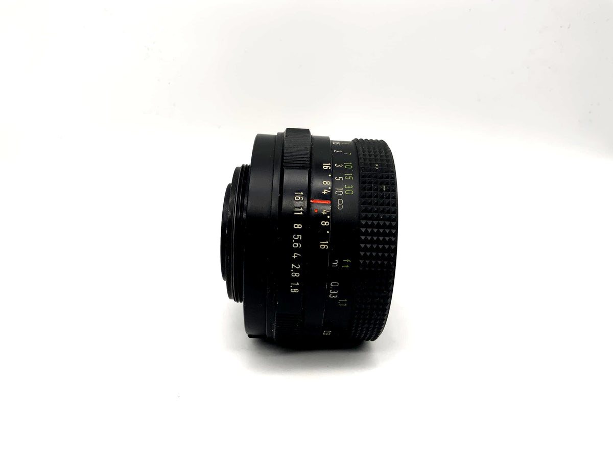 Objectif Revuenon 50mm 1:1.8 Auto MC pour appareil photo (M42) Ouverture !