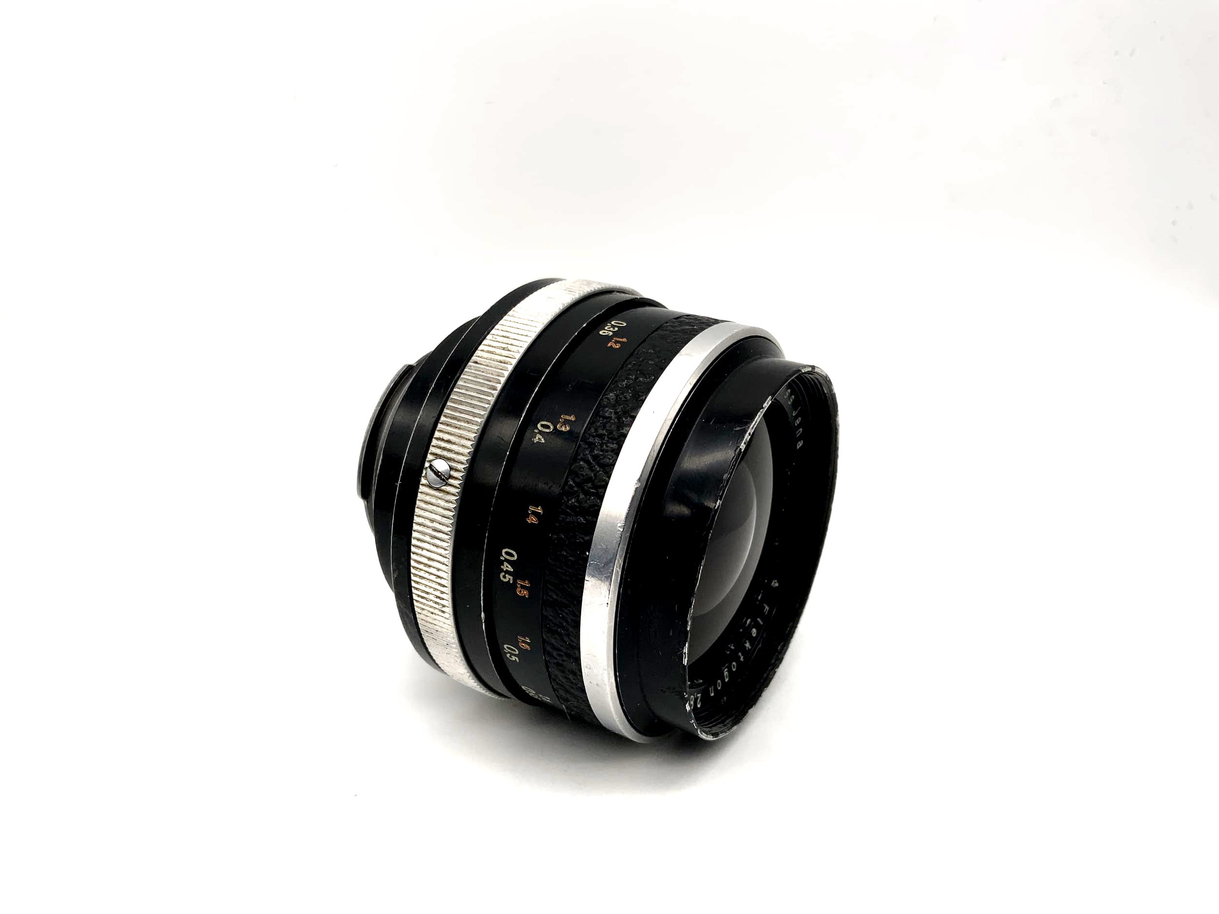 Objectif Carl Zeiss 35 mm 1:2.8 Flektogon Q1 (Exa) Ouverture !