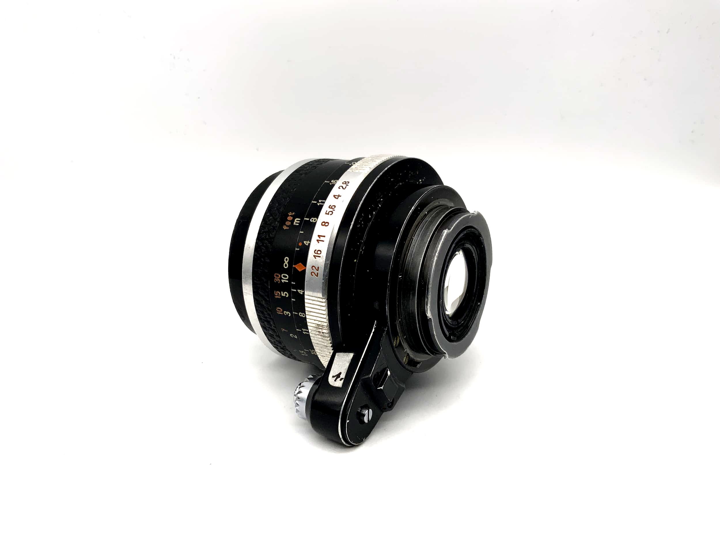 Objectif Carl Zeiss 35 mm 1:2.8 Flektogon Q1 (Exa) Ouverture !