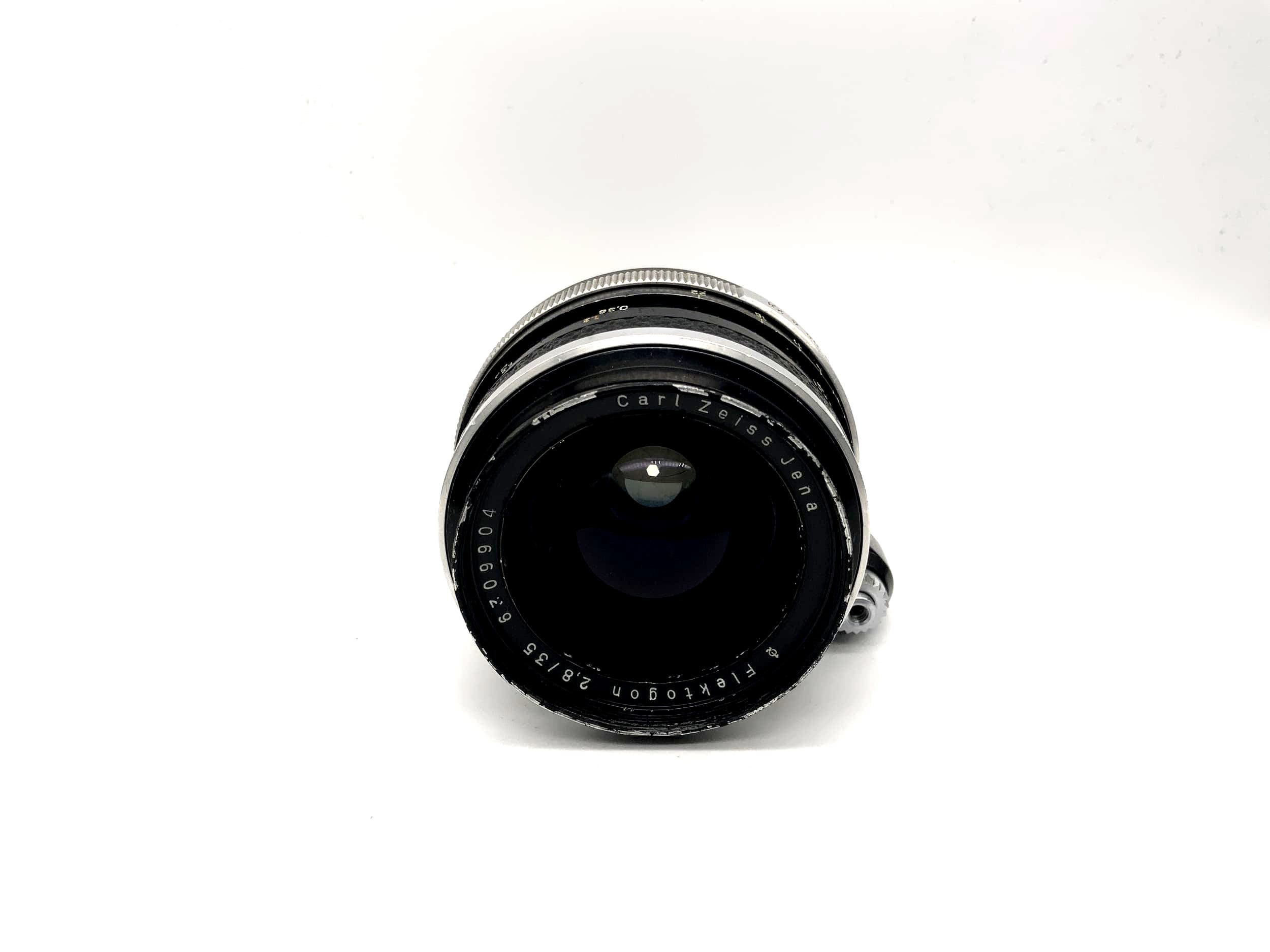 Objectif Carl Zeiss 35 mm 1:2.8 Flektogon Q1 (Exa) Ouverture !