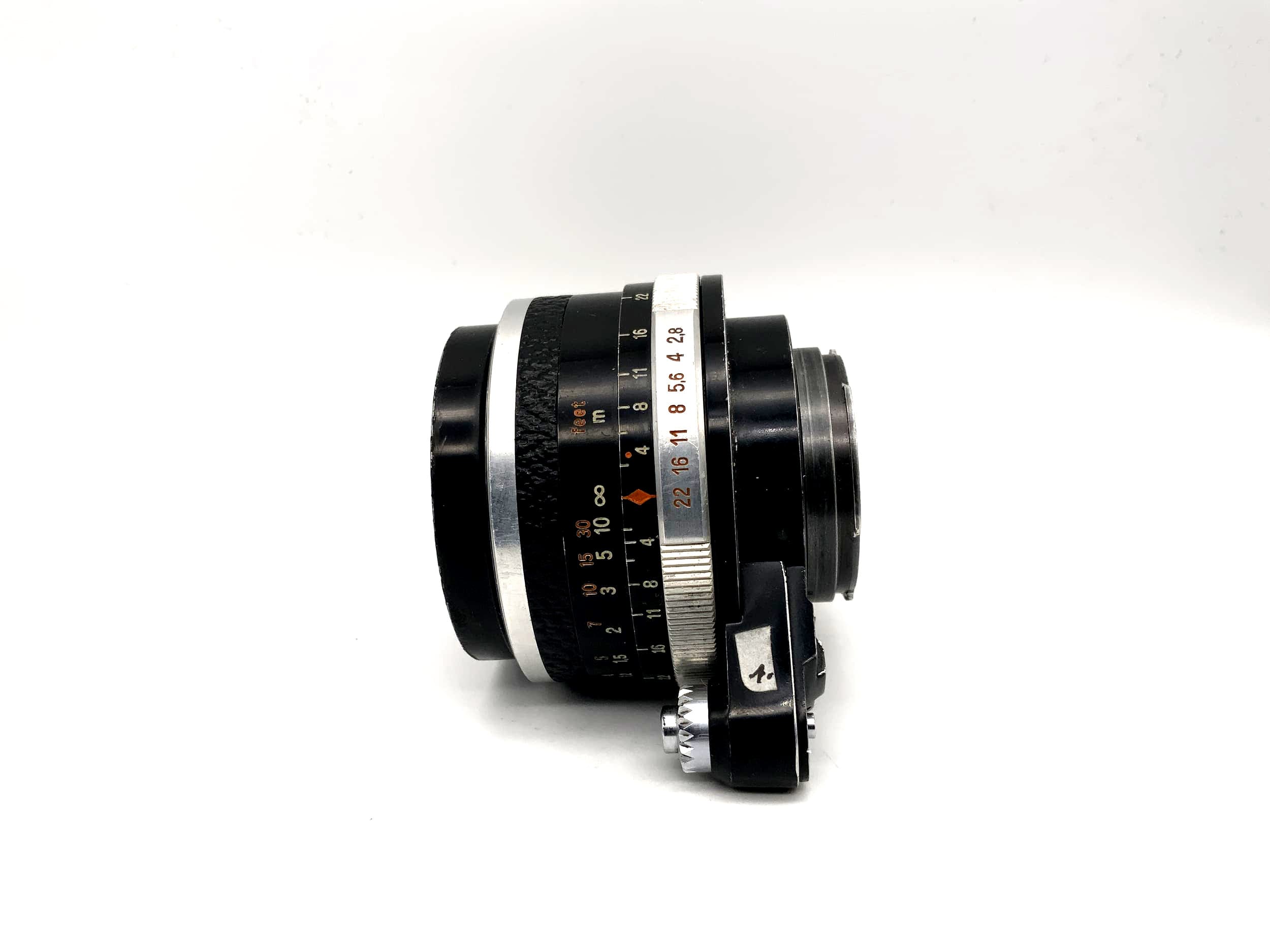 Objectif Carl Zeiss 35 mm 1:2.8 Flektogon Q1 (Exa) Ouverture !