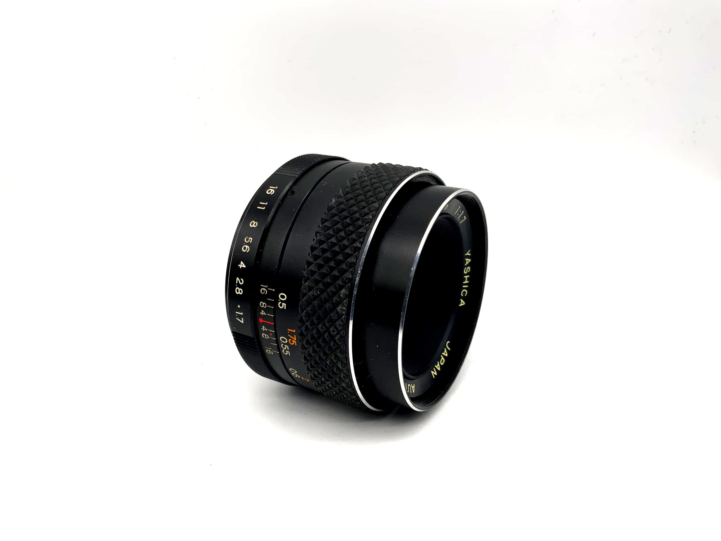 Objectif Yashica 50mm 1:1.7 Auto Yashicon DS-M (M42) ouverture !
