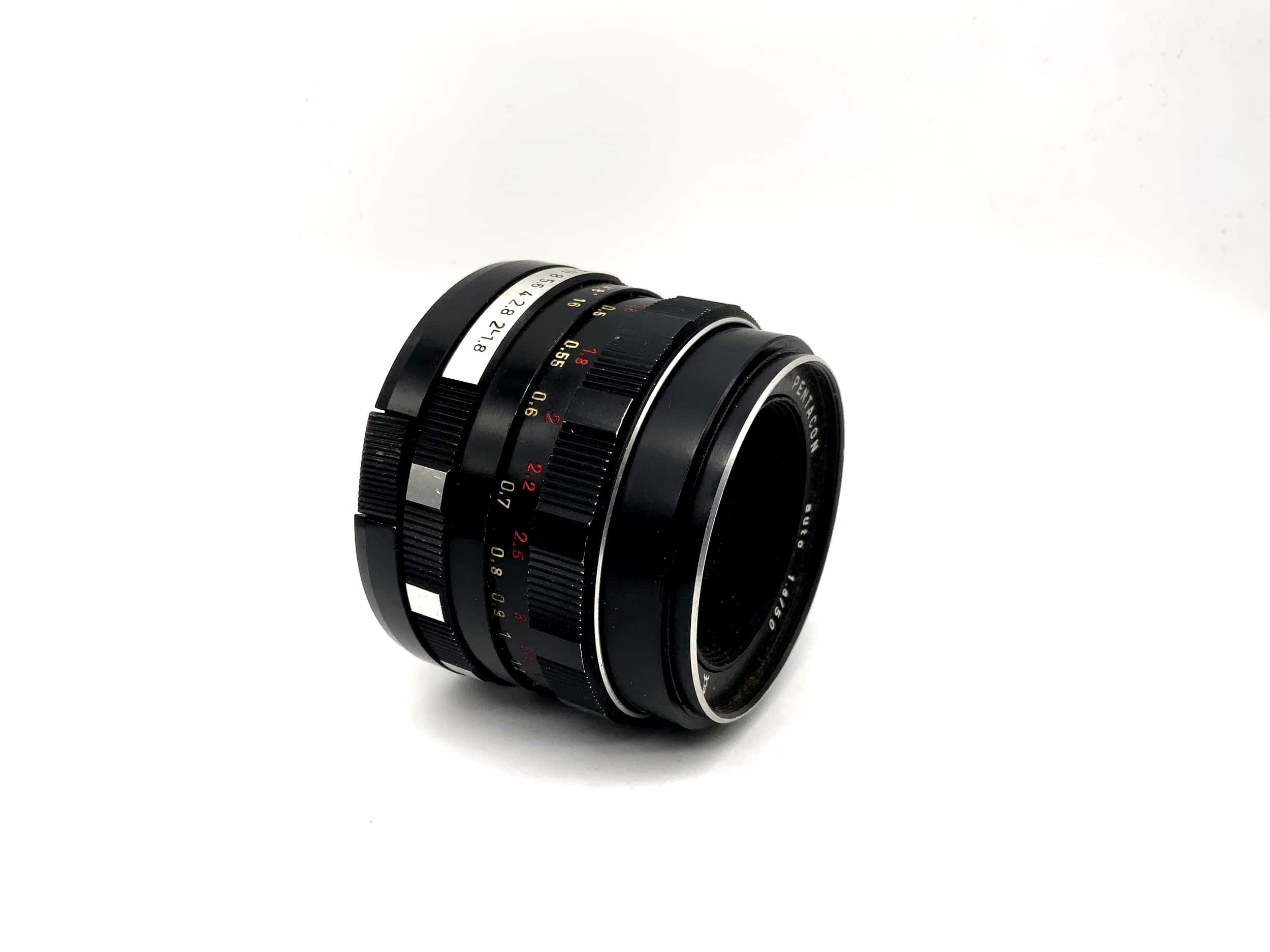 Pentacon 50mm 1:1.8 lens auto camera lens (M42) aperture!