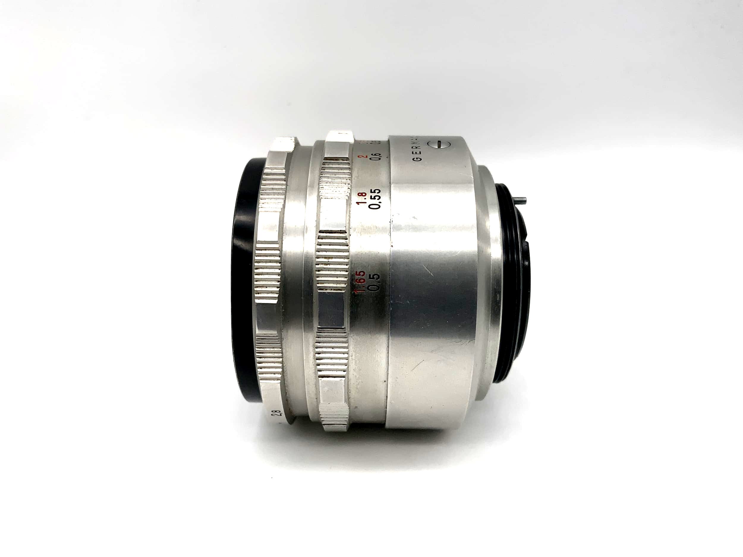 Objectif Carl Zeiss 50 mm 1:2.8 Tessar 8 lames (M42)