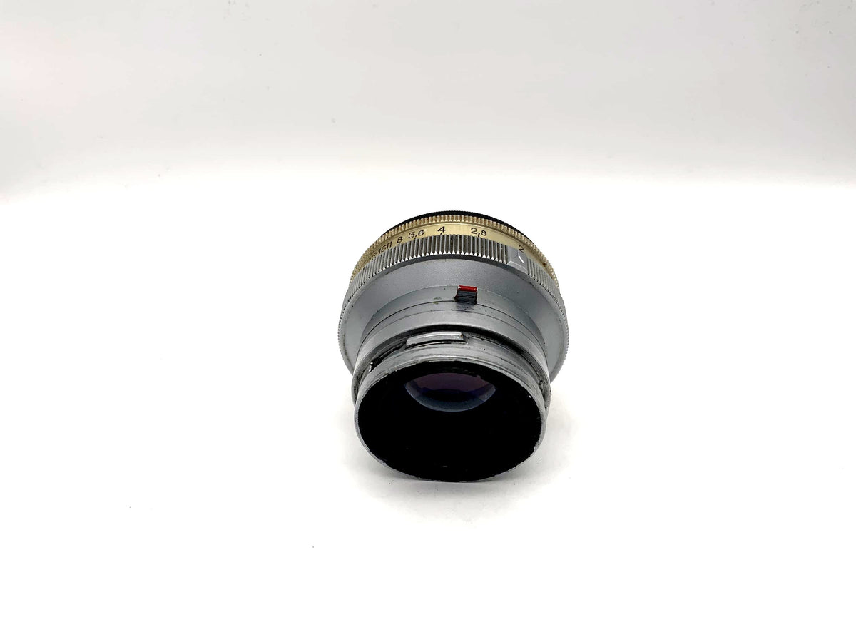 Objectif KMZ 50 mm 1:2 Jupiter-8 rouge P 5 cm pour appareil photo (Contax RF)