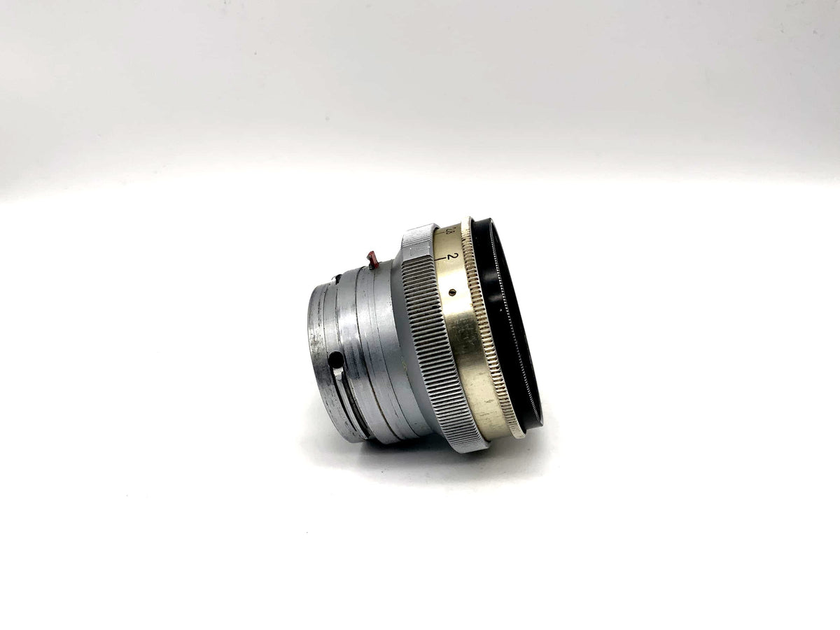 Objectif KMZ 50 mm 1:2 Jupiter-8 rouge P 5 cm pour appareil photo (Contax RF)