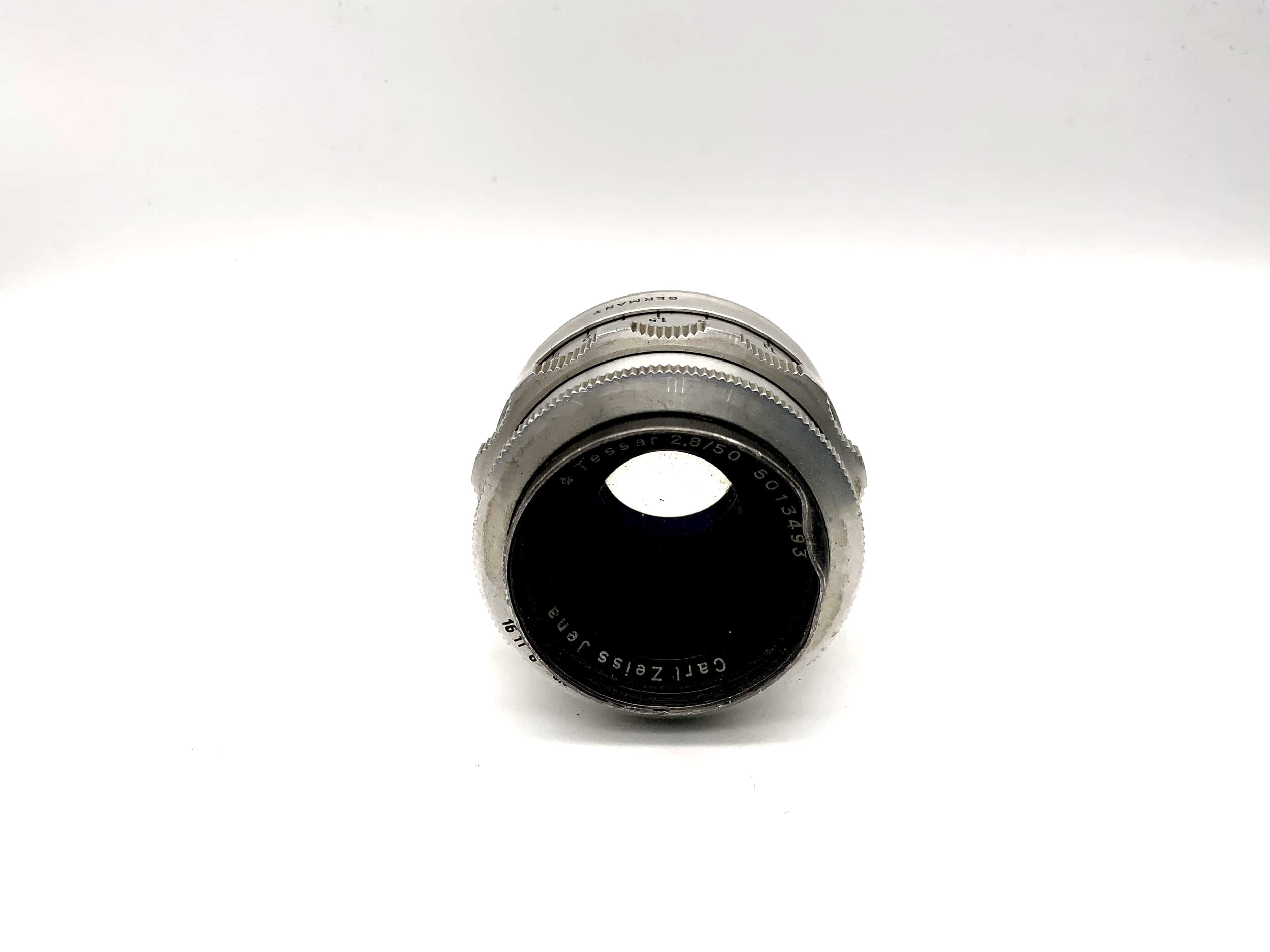 Objectif Carl Zeiss 50 mm 1:2.8 Tessar 12 lames (Altix)