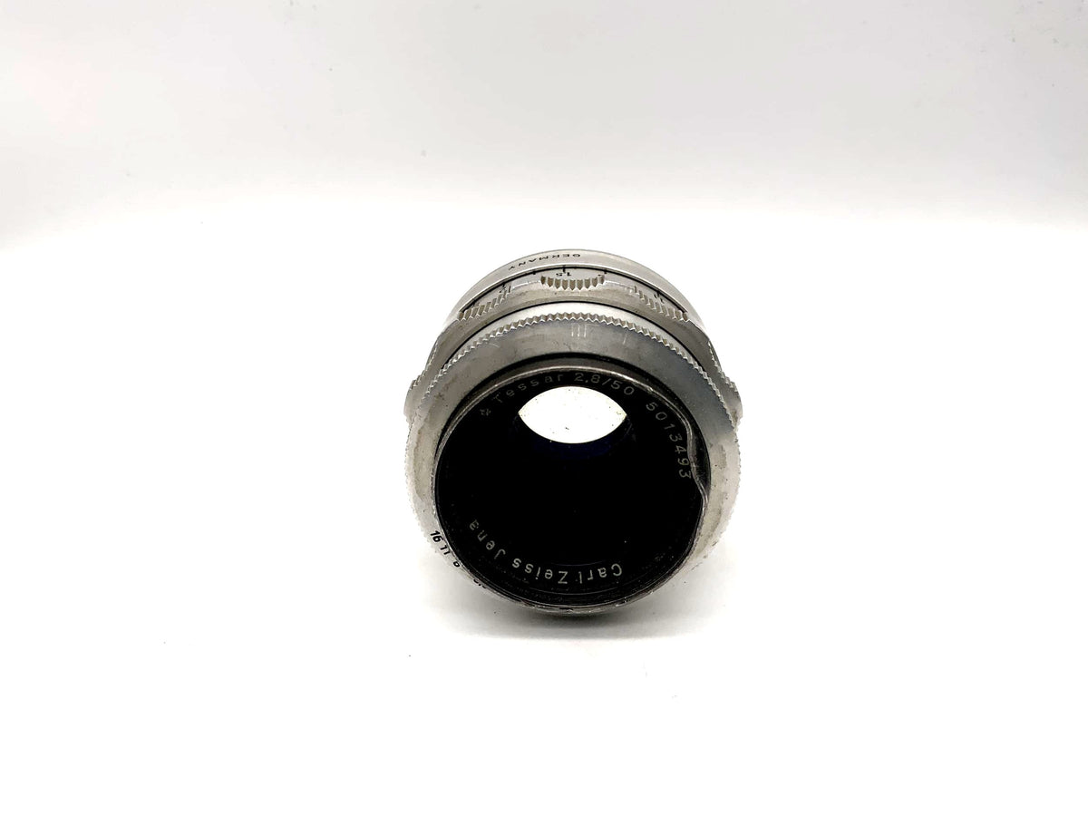 Objectif Carl Zeiss 50 mm 1:2.8 Tessar 12 lames (Altix)