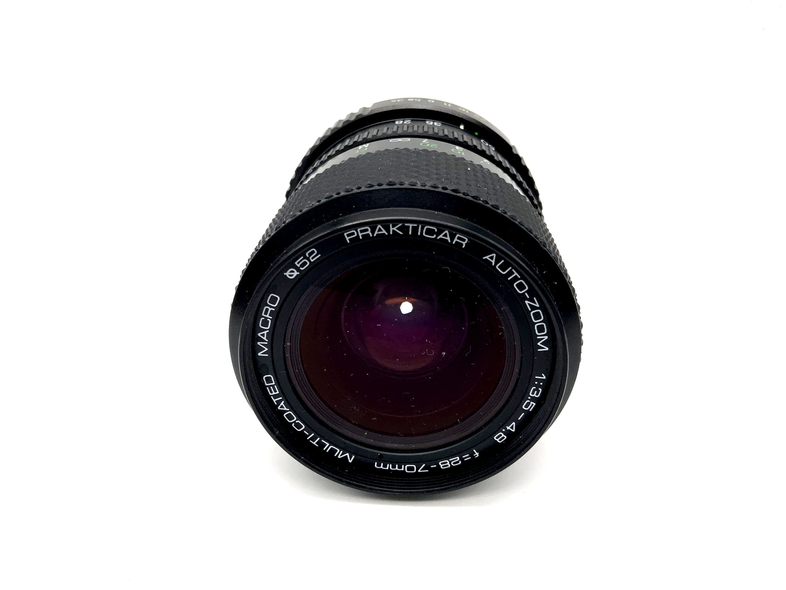 Objectif Pentacon 28-70mm 1:3.5-4.8 Prakticar Auto-Zoom MC Macro (Praktica B)