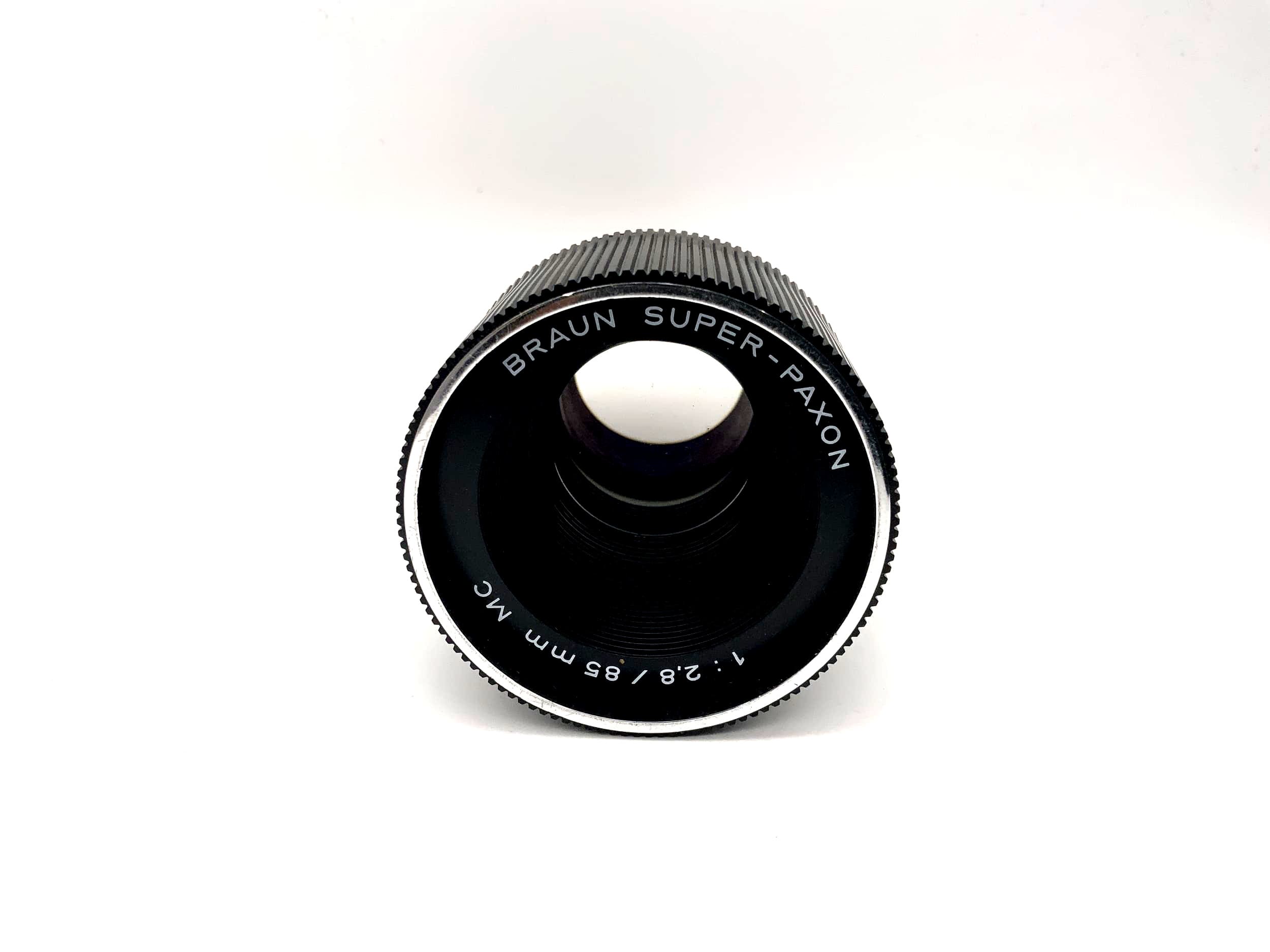 Objectif de projecteur Braun 85 mm 1:2.8 Super-Paxon MC (filetage hélicoïdal)