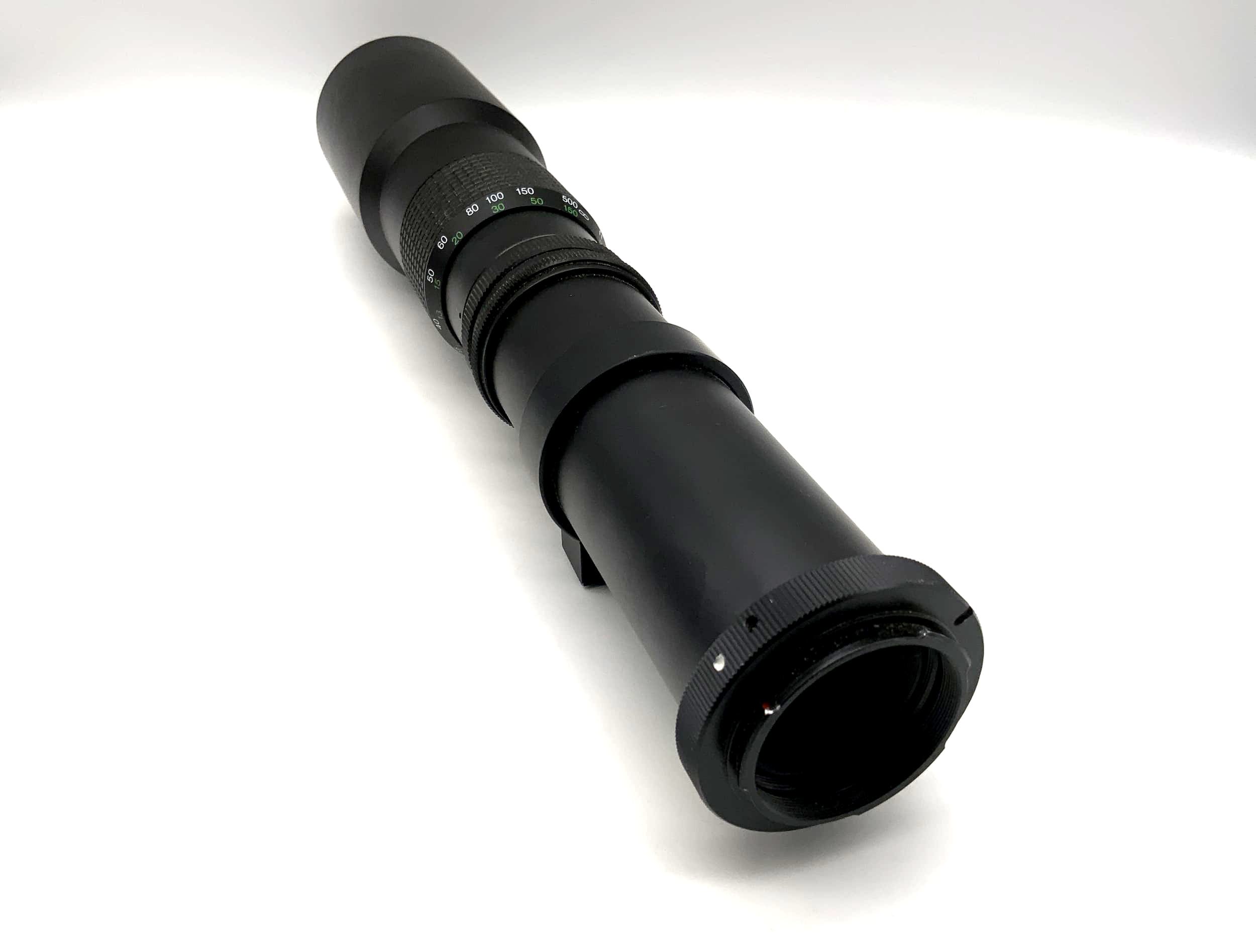 Objectif Beroflex 500 mm 1:8 pour appareil photo (M42)