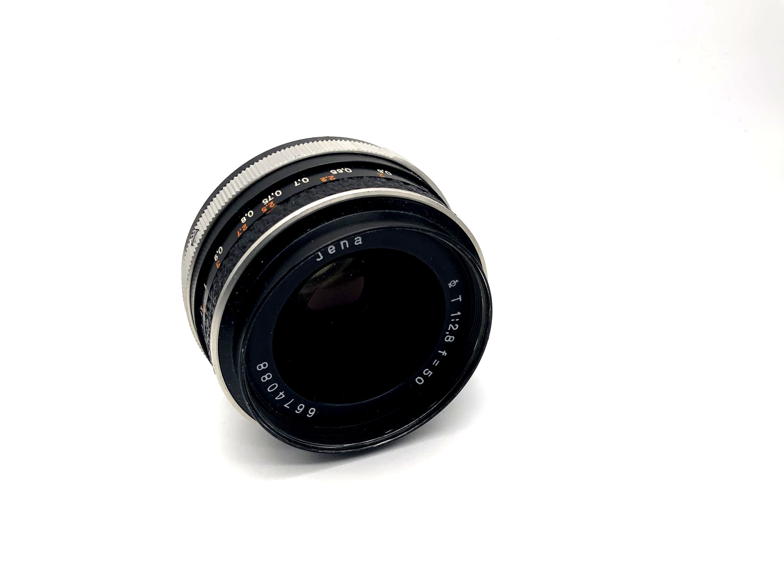 Objectif Carl Zeiss 50 mm 1:2.8 pour appareil photo Jena Tessar (Exa)