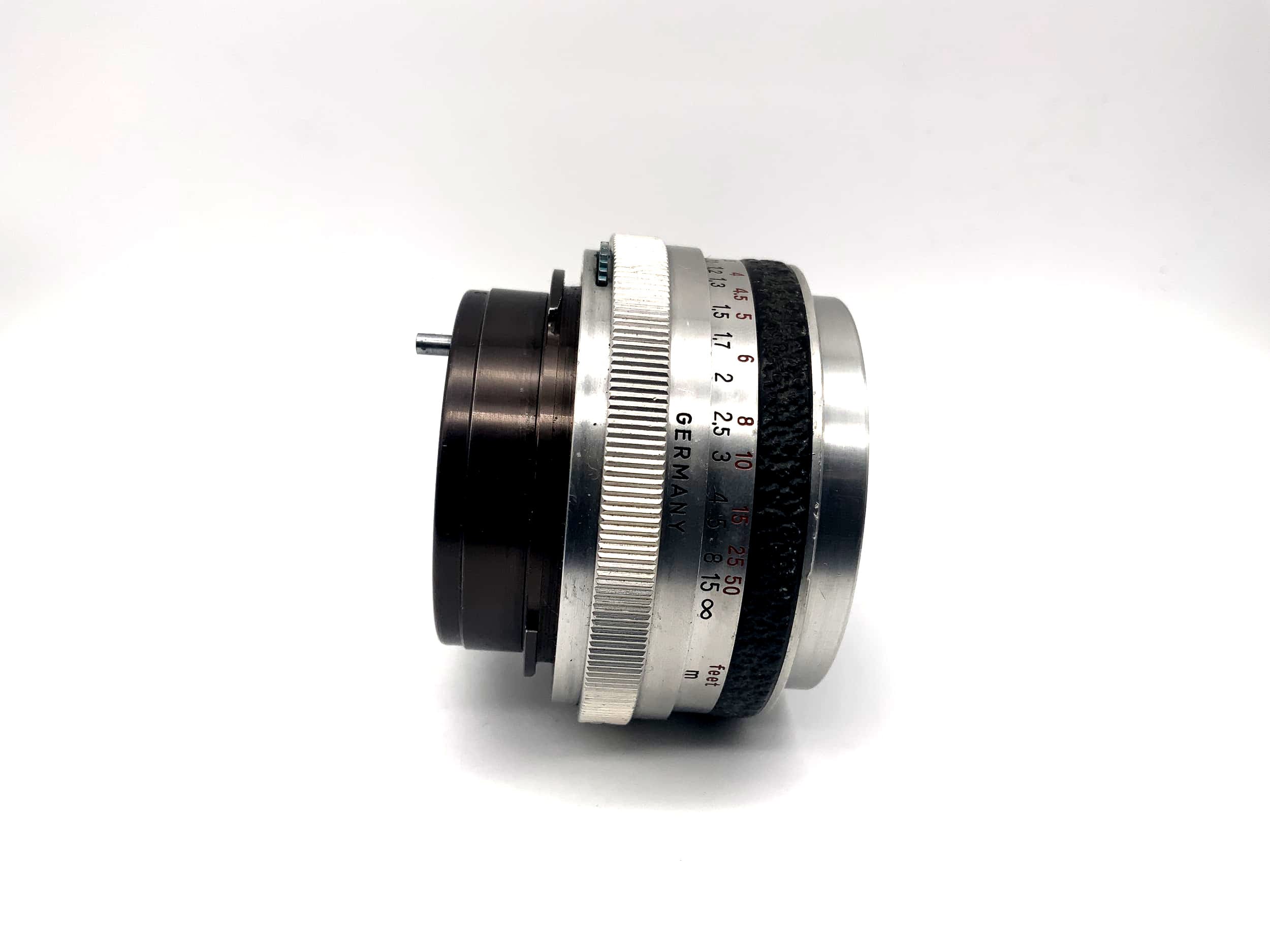 Objectif Carl Zeiss Tessar 50 mm 1:2.8 de Jena, objectif d'appareil photo (Praktina)