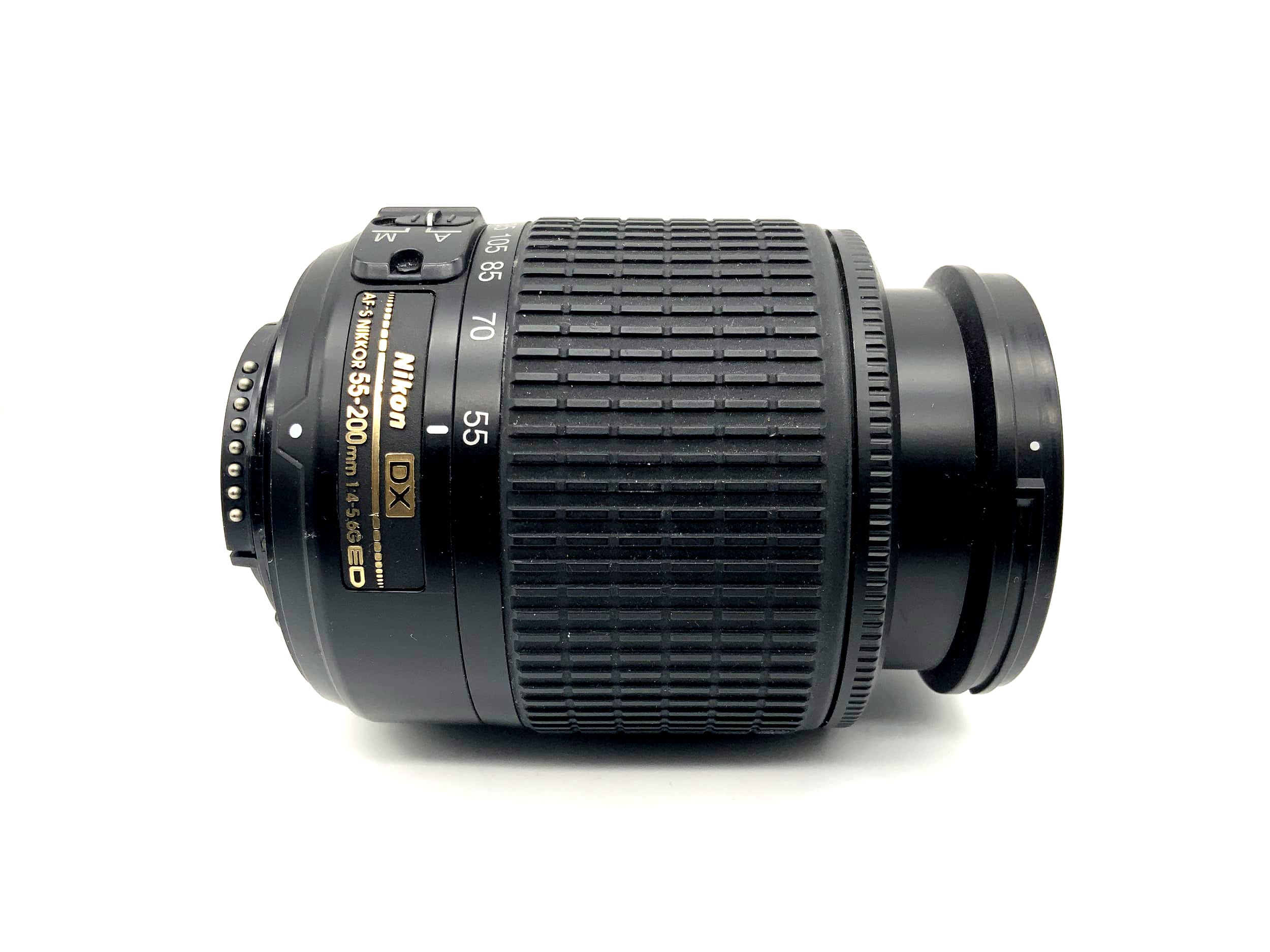 Objectif Nikon 55-200mm 1:4-5.6G DX Nikkor pour appareil photo, téléobjectif (Nikon AF-S)