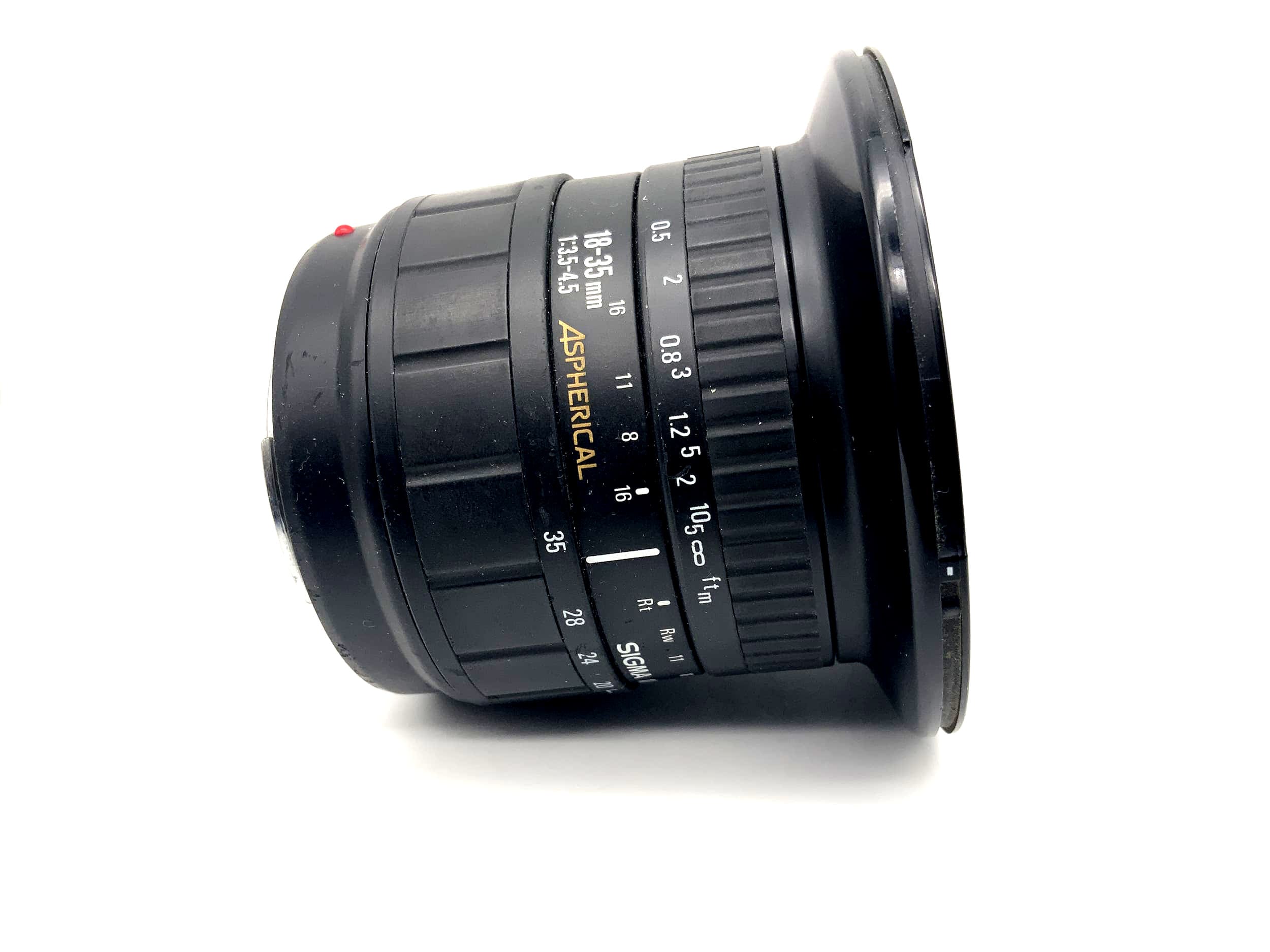 Objectif Sigma 18-35mm 1:3.5-4.5 Zoom AF Asphérique (Minolta AF/Sony A)