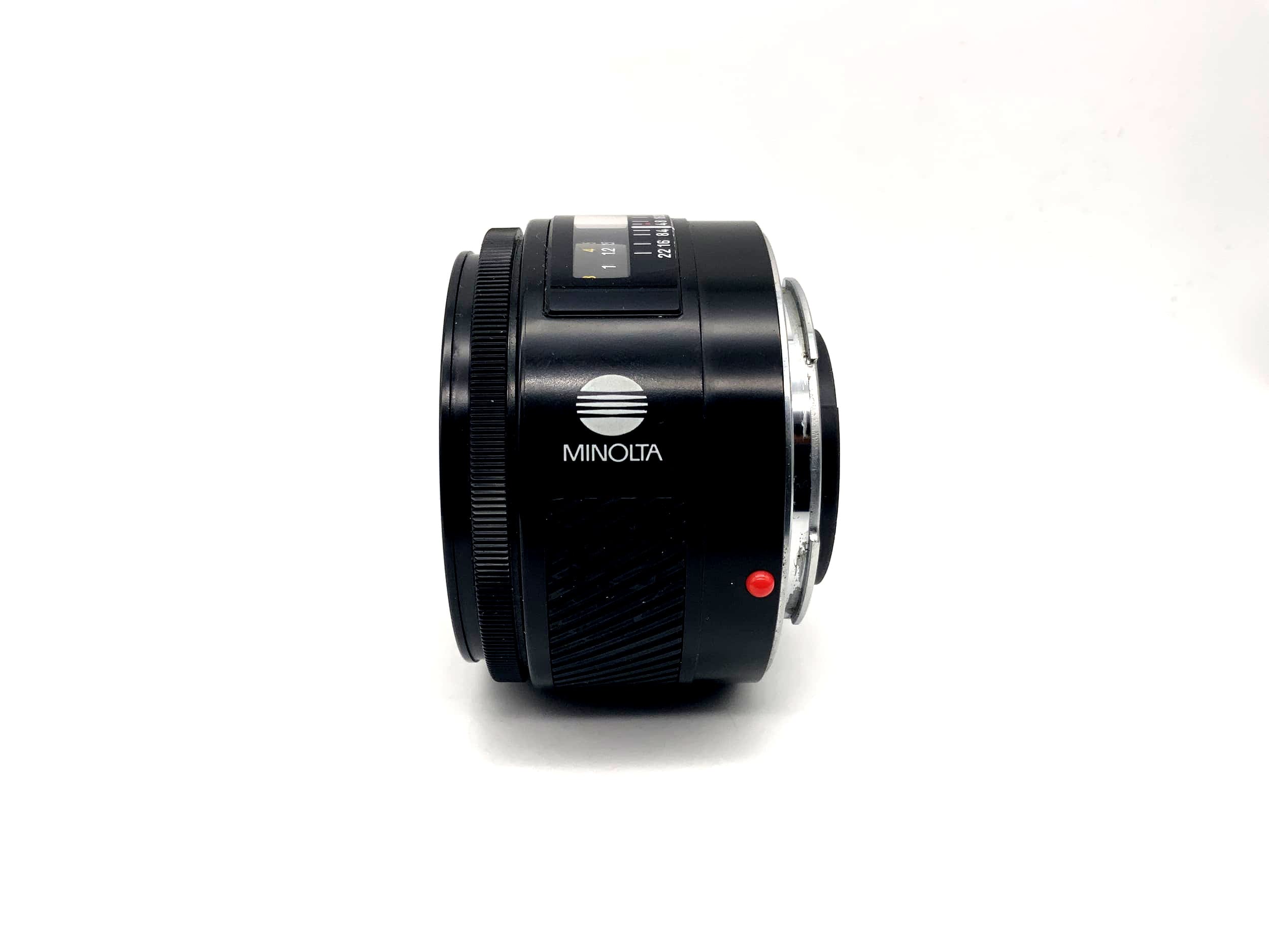 Objectif Minolta 50 mm 1:1,7 (22) pour appareil photo AF (Minolta AF/Sony A)