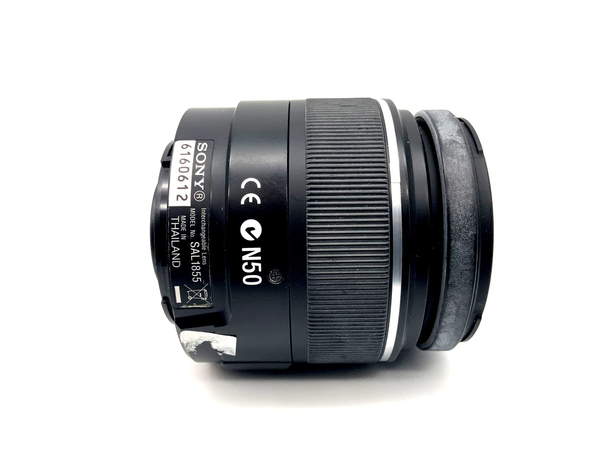 Objectif Sony 18-55 mm 1:3.5-5.6 DT SAM 0,25 m/0,82 pi N50 (Minolta AF/Sony A)