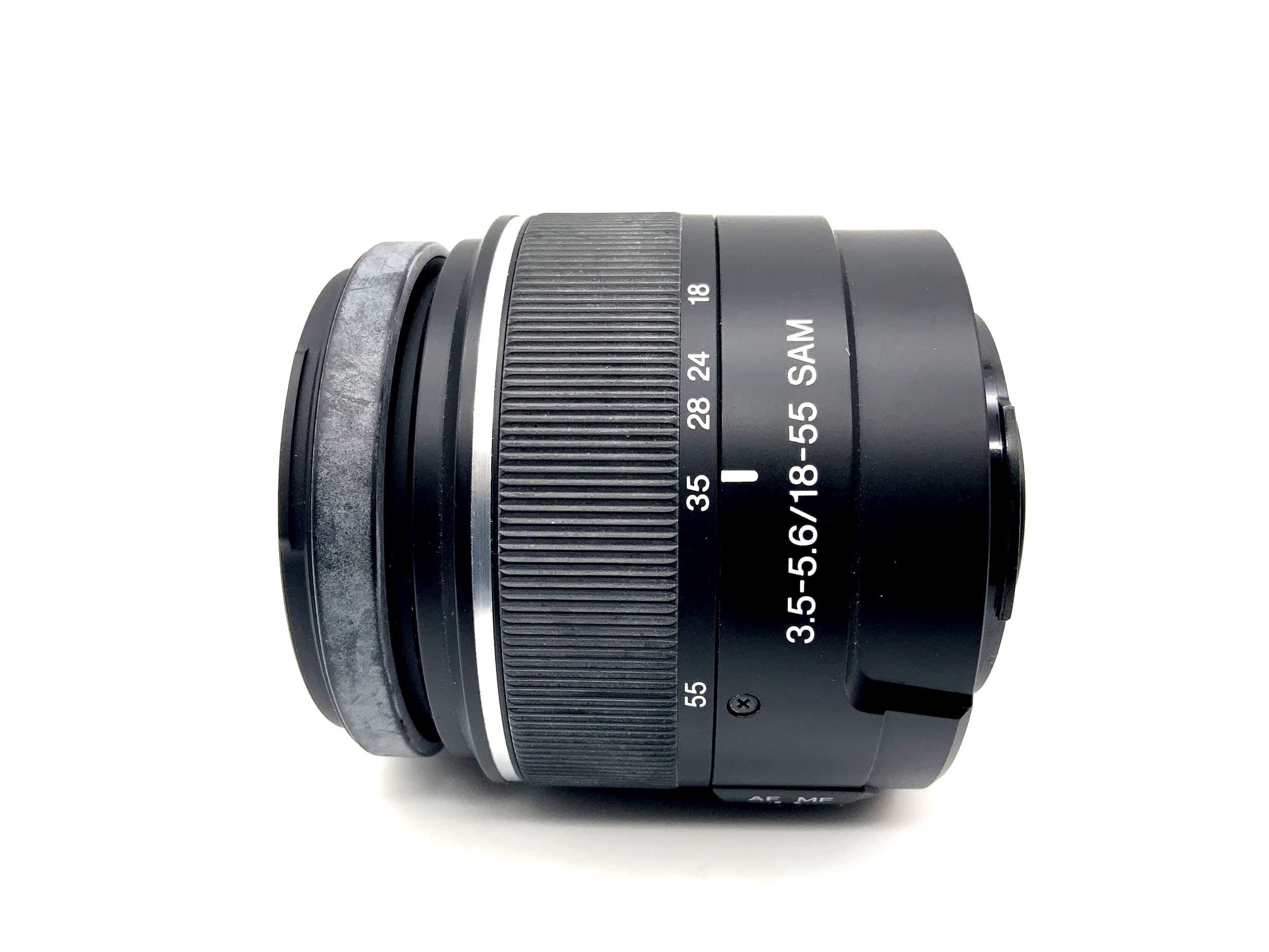 Objectif Sony 18-55 mm 1:3.5-5.6 DT SAM 0,25 m/0,82 pi N50 (Minolta AF/Sony A)