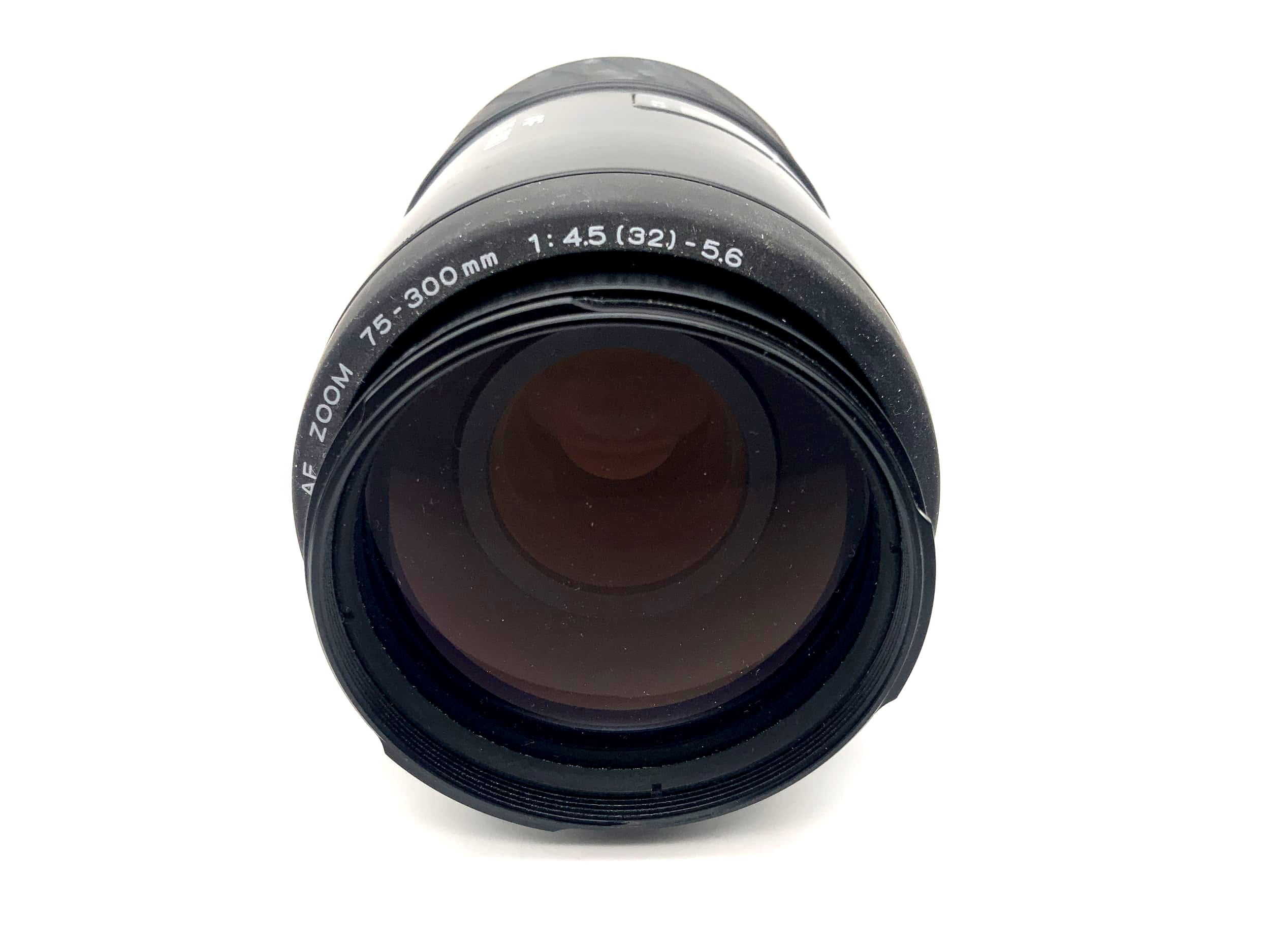 Minolta 75-300 mm 1:4,5 (32) -5,6 Objectif AF Zoom Objectif de caméra (Minolta AF/Sony A)