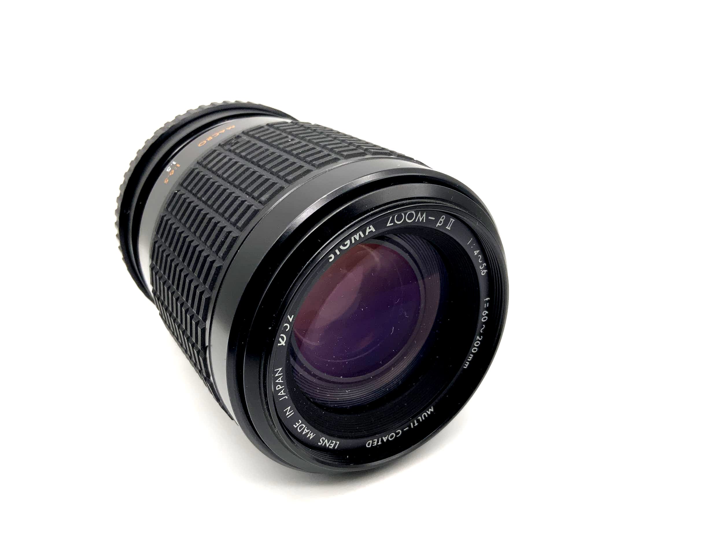 Objectif Sigma 60-200mm 1:4-5.6 Zoom multicouches ß II pour appareil photo (Pentax K)